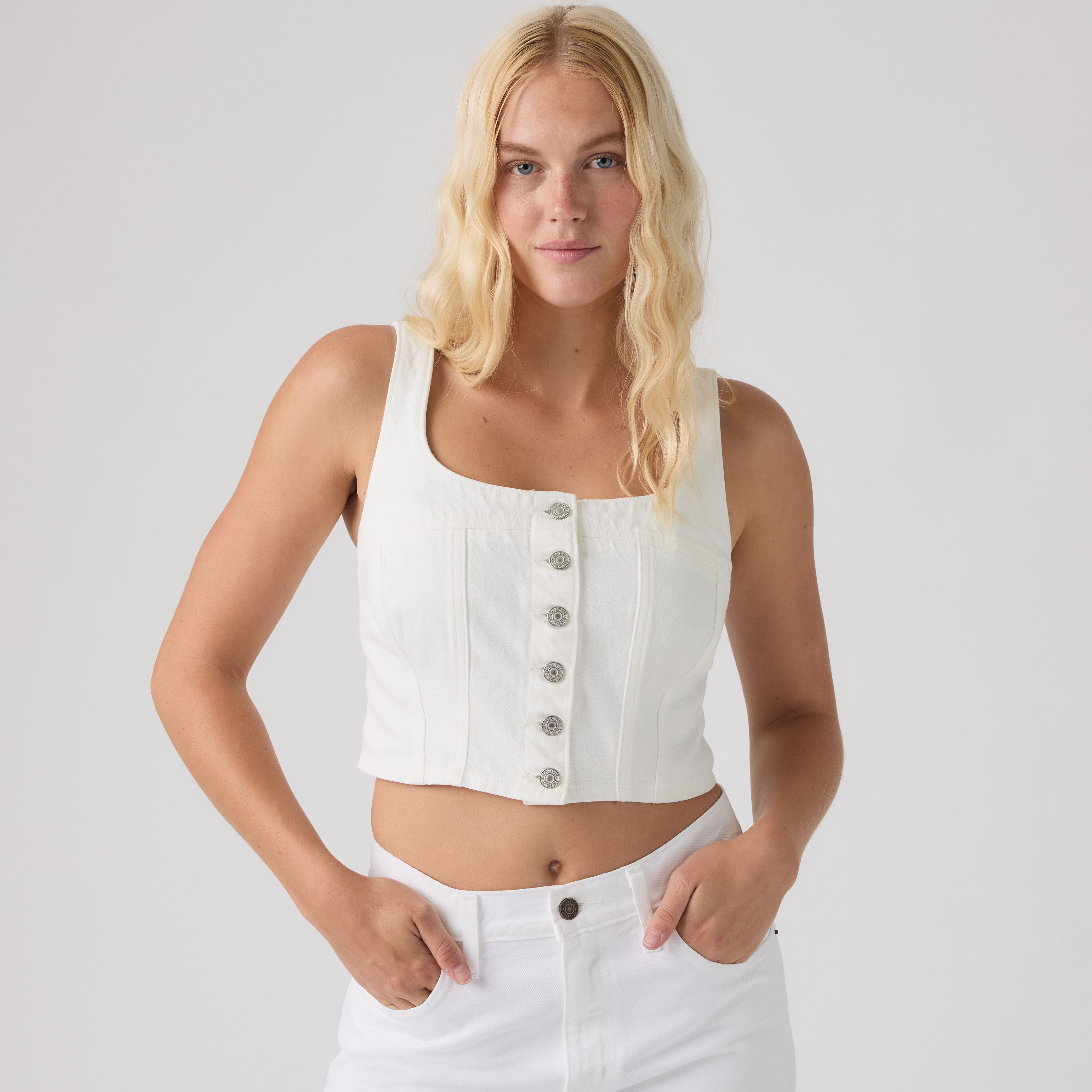 Audra Seamed Lightweight Top 1