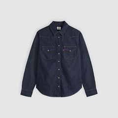 Heritage Western Denim Button Down Shirt — First Impression Western - Blue 5