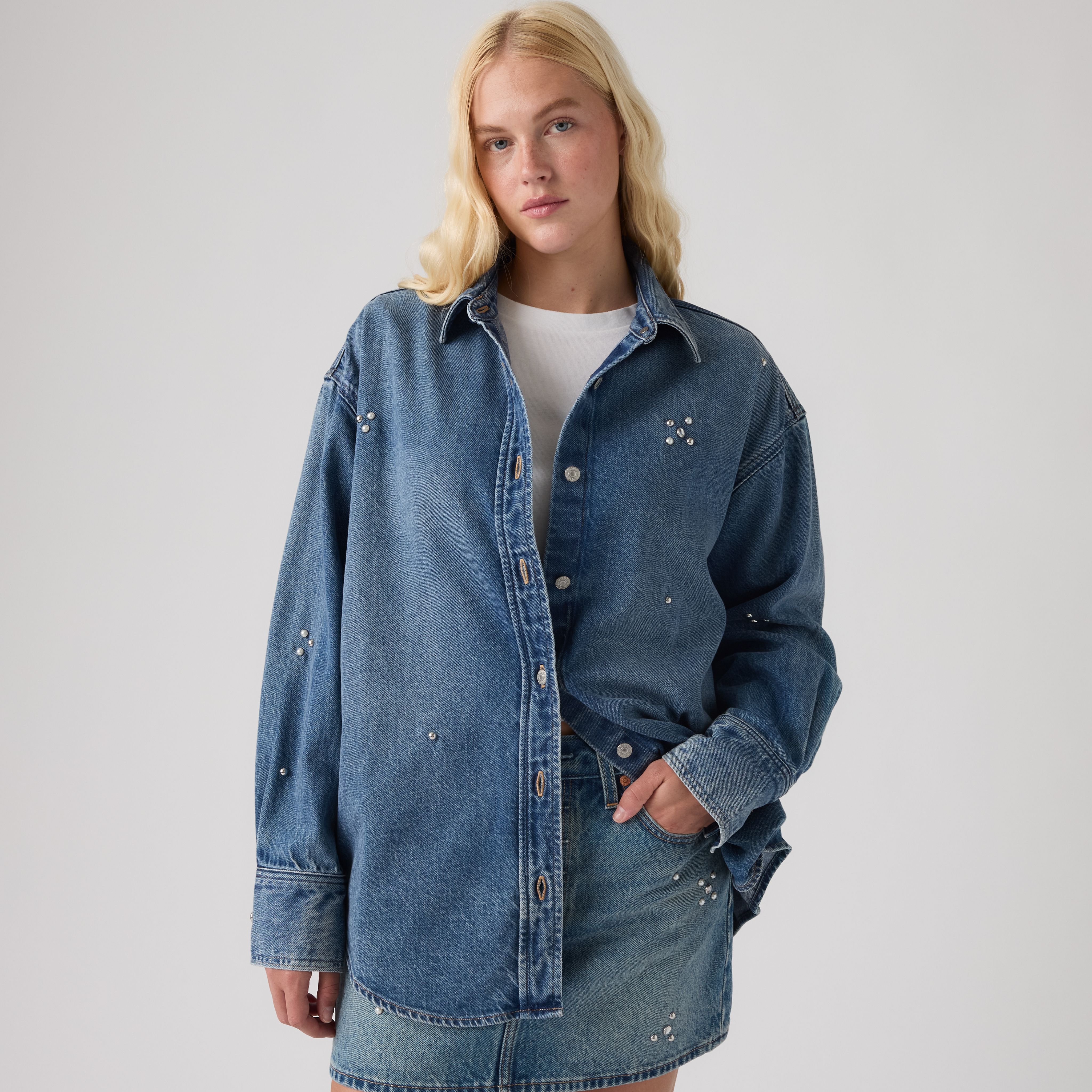 Jordan Lightweight  Denim Shirt 2