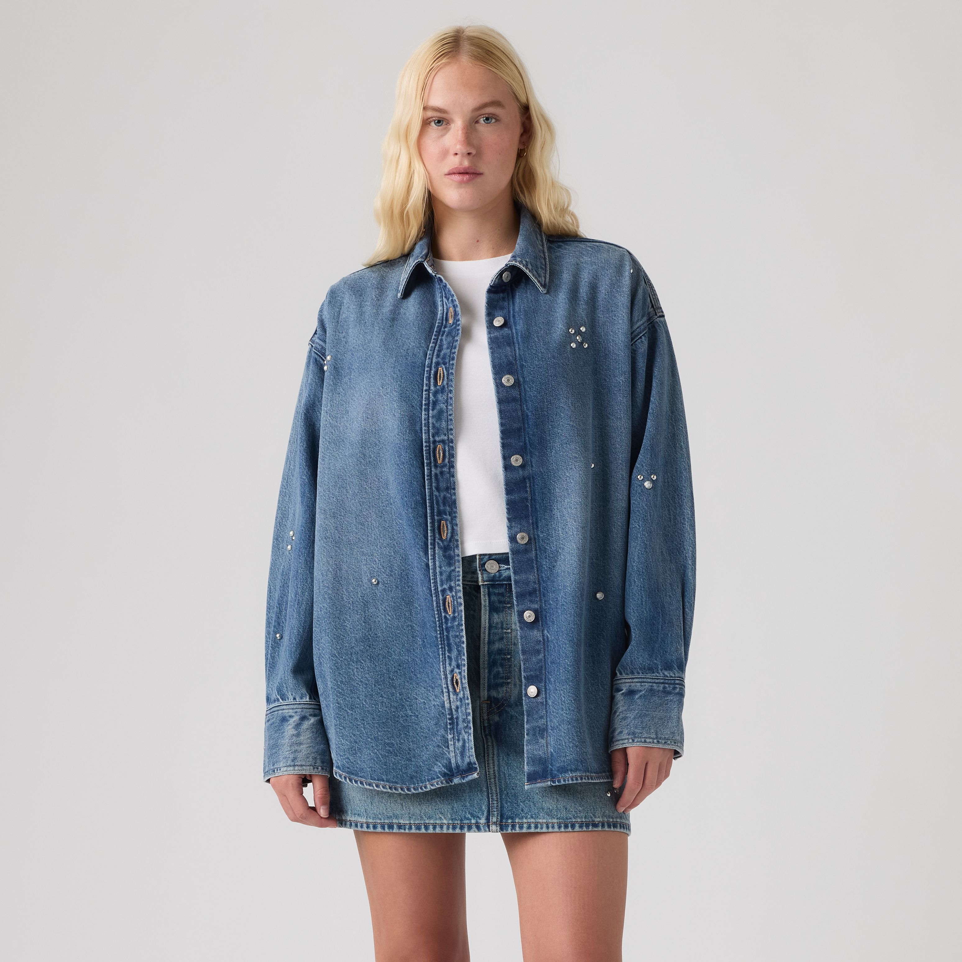 Jordan Lightweight  Denim Shirt 3