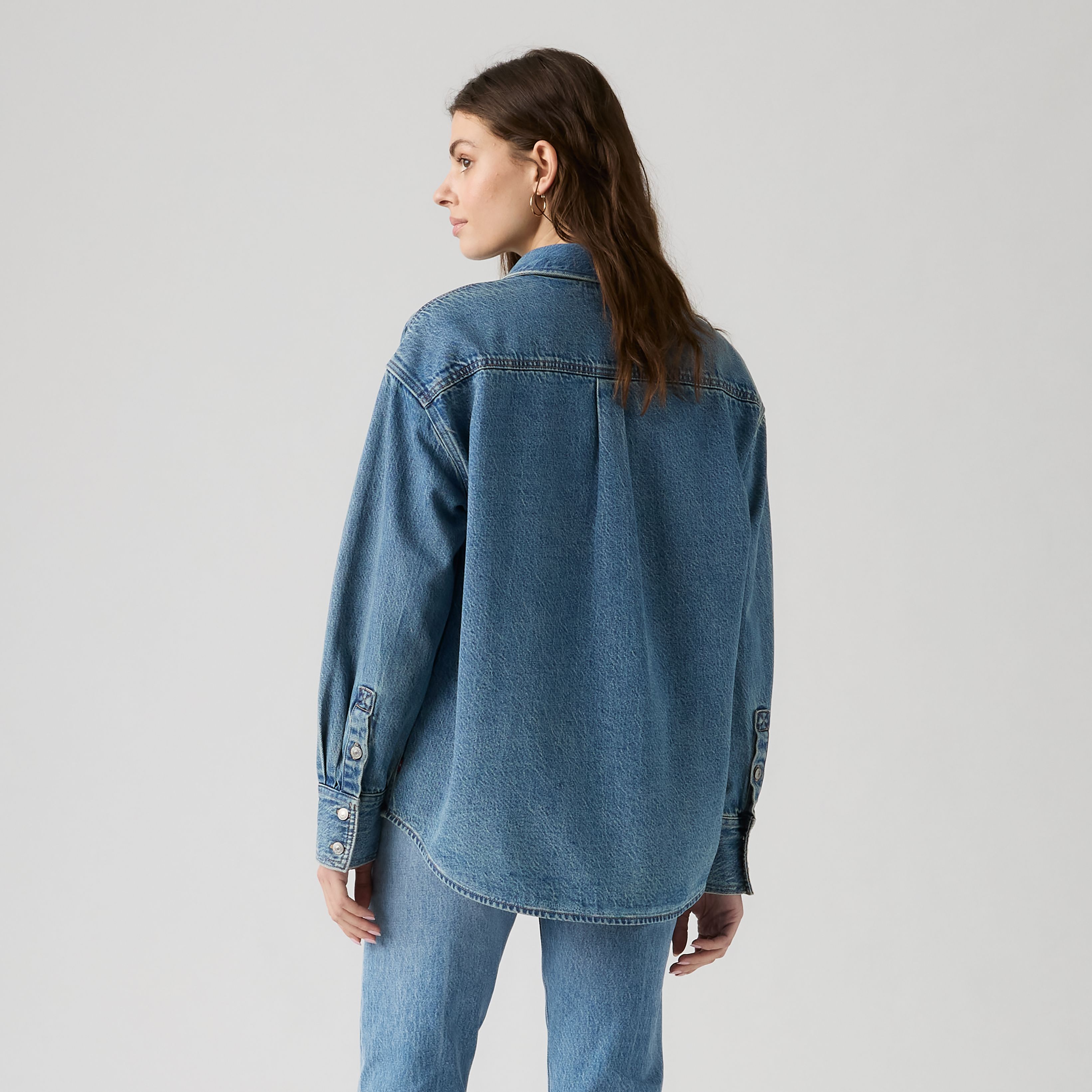 Jordan Denim Button Down Shirt 4