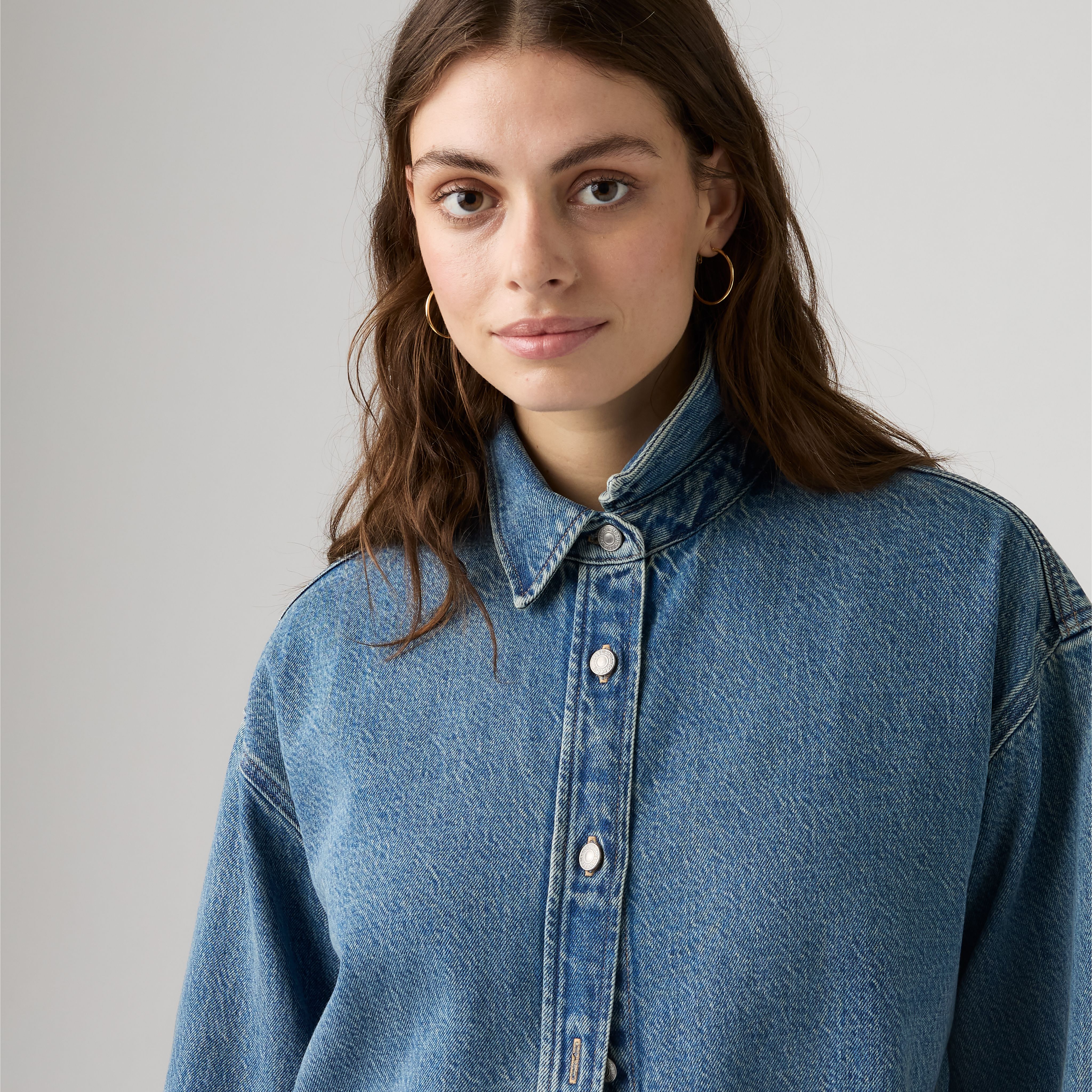 Jordan Denim Button Down Shirt 2