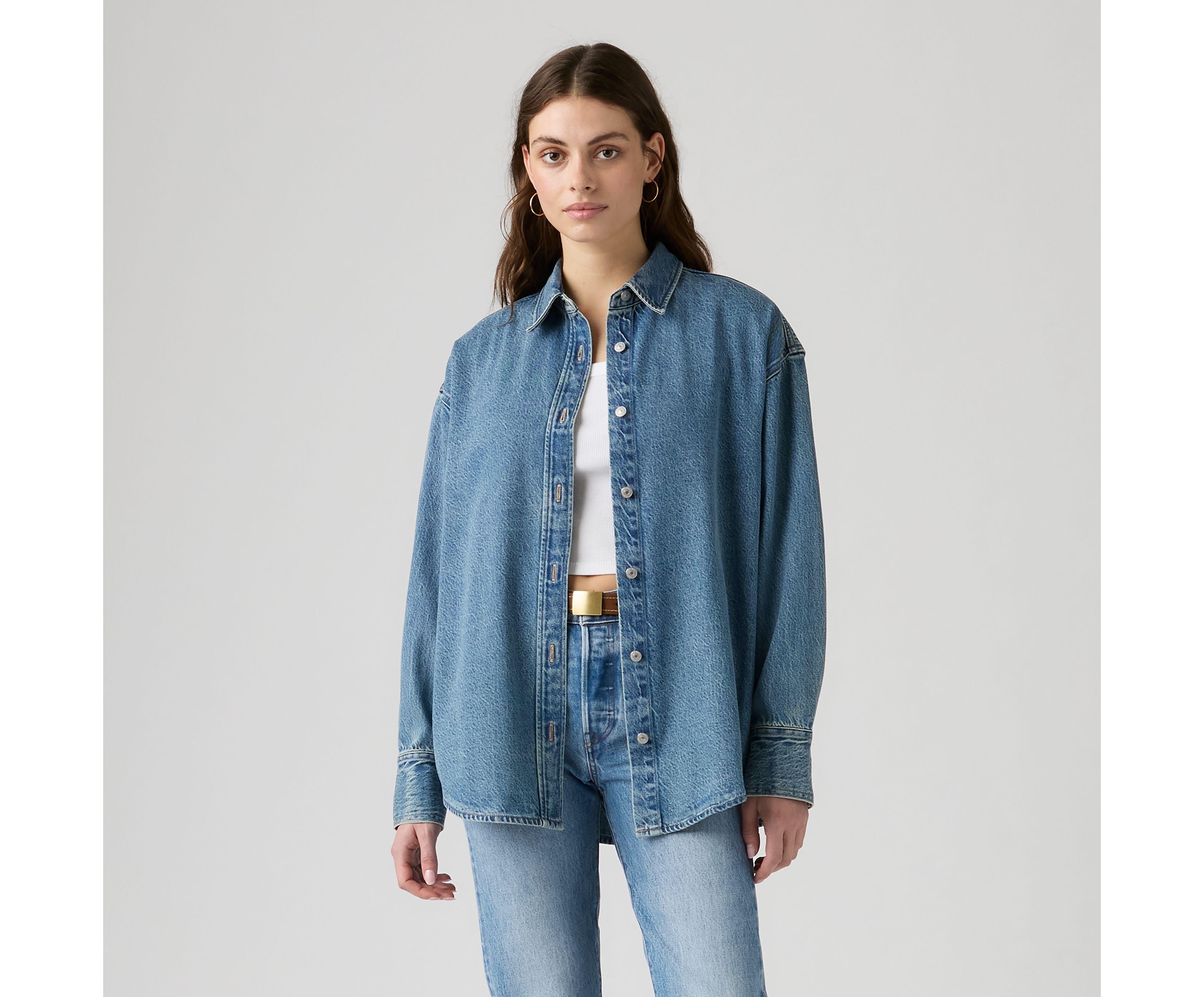 Jordan Denim Button Down Shirt