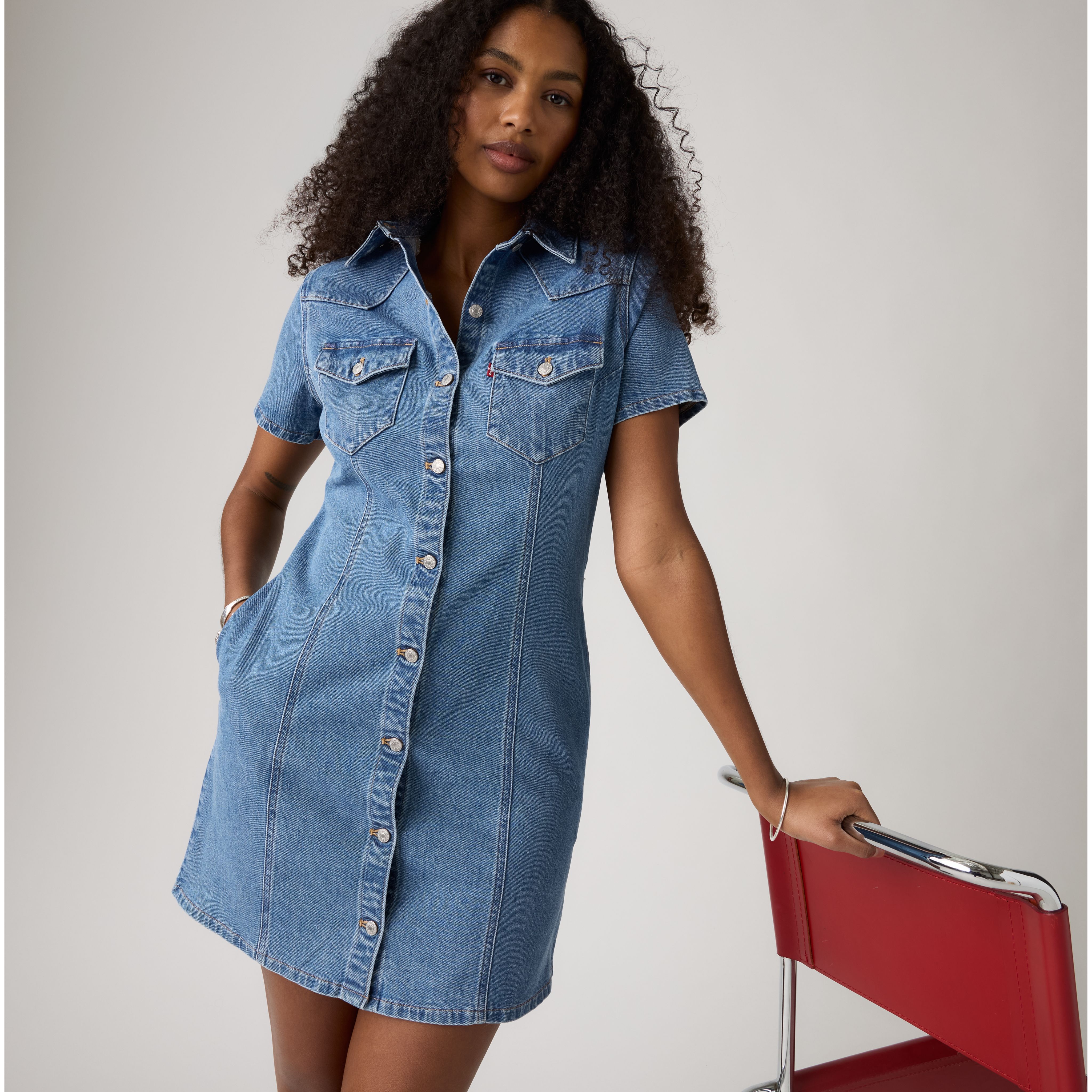 Trace Western Mini Dress 2