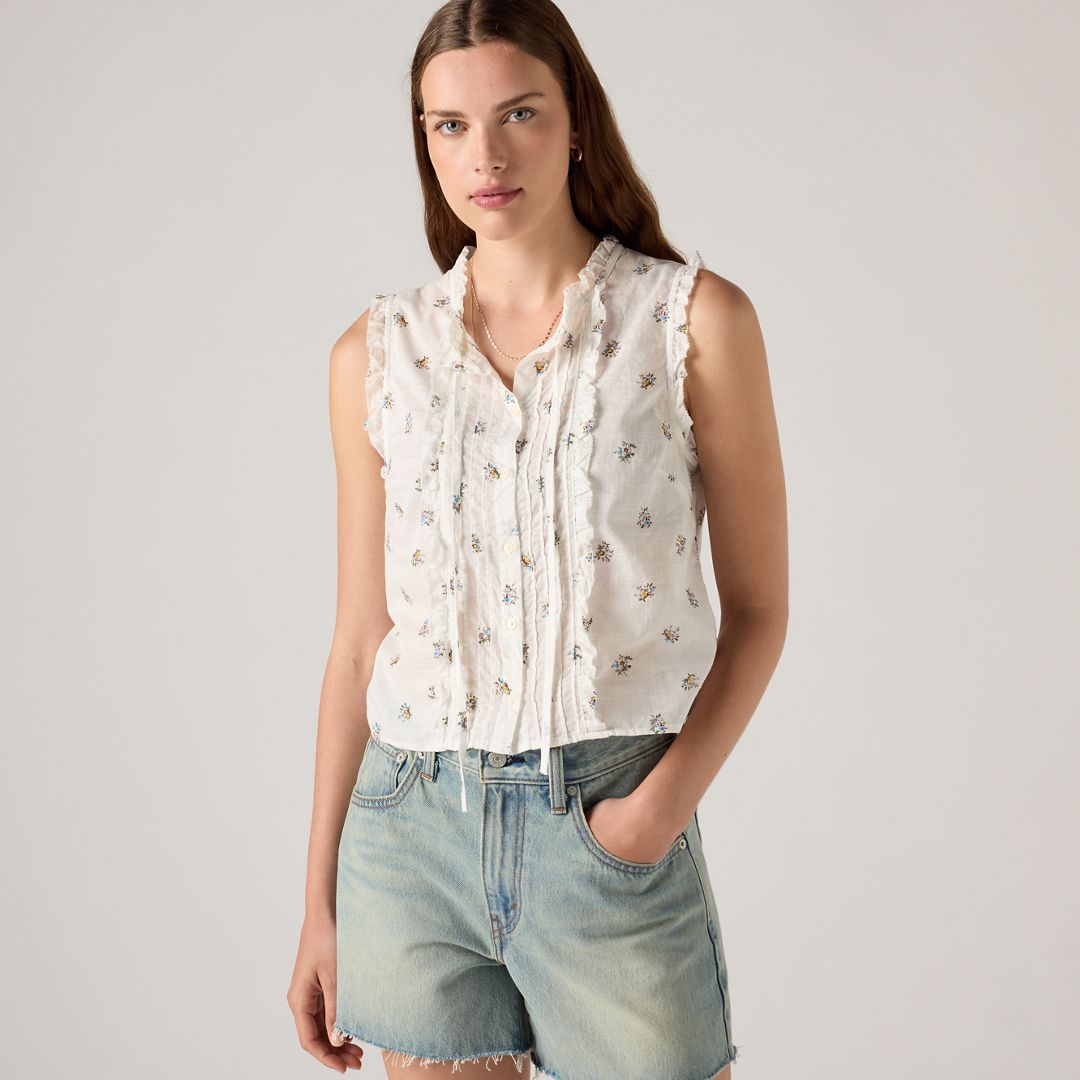 Levi's Shelby Sleeveless Slim Blouse - Women's M