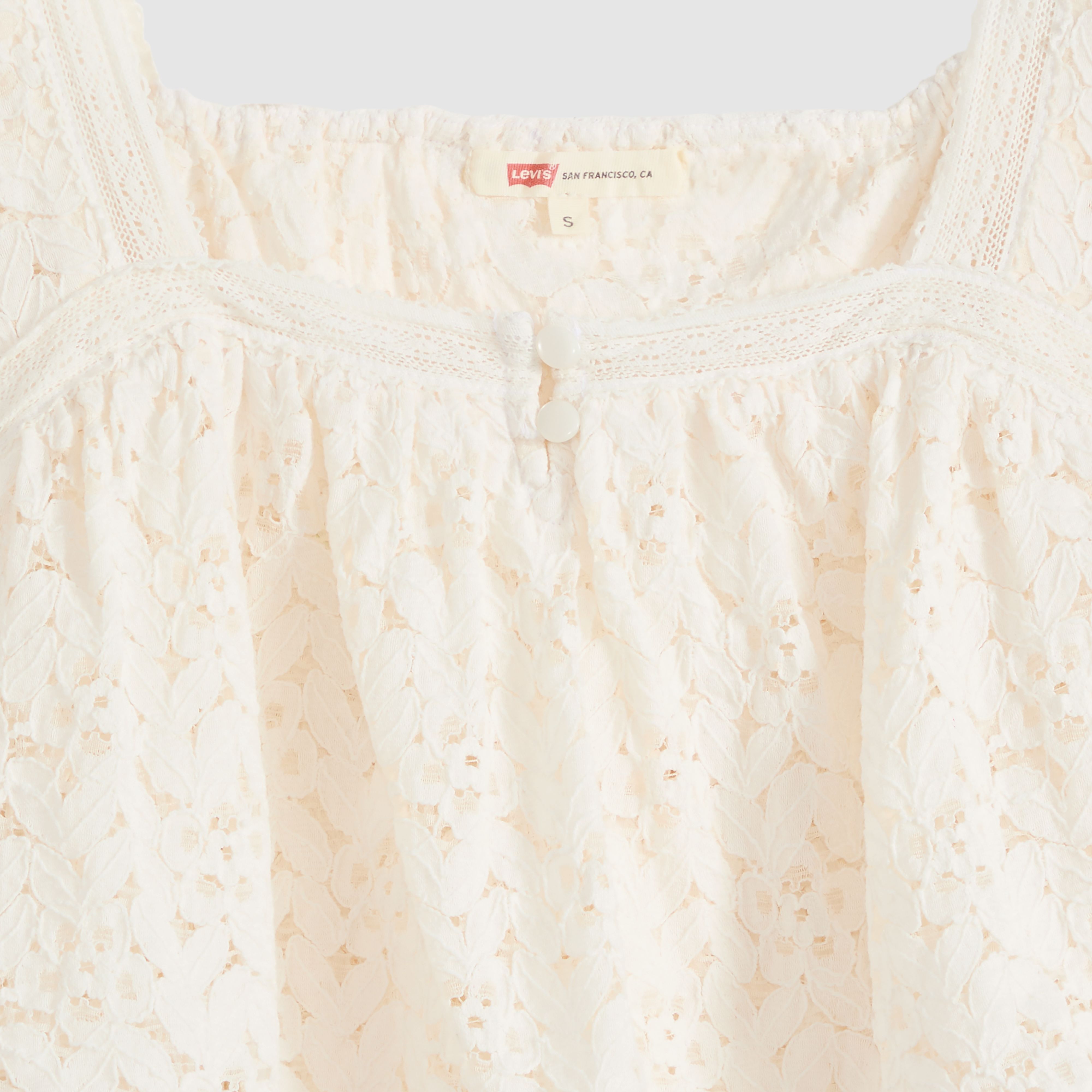 Dom Short-Sleeve Lace Blouse 7