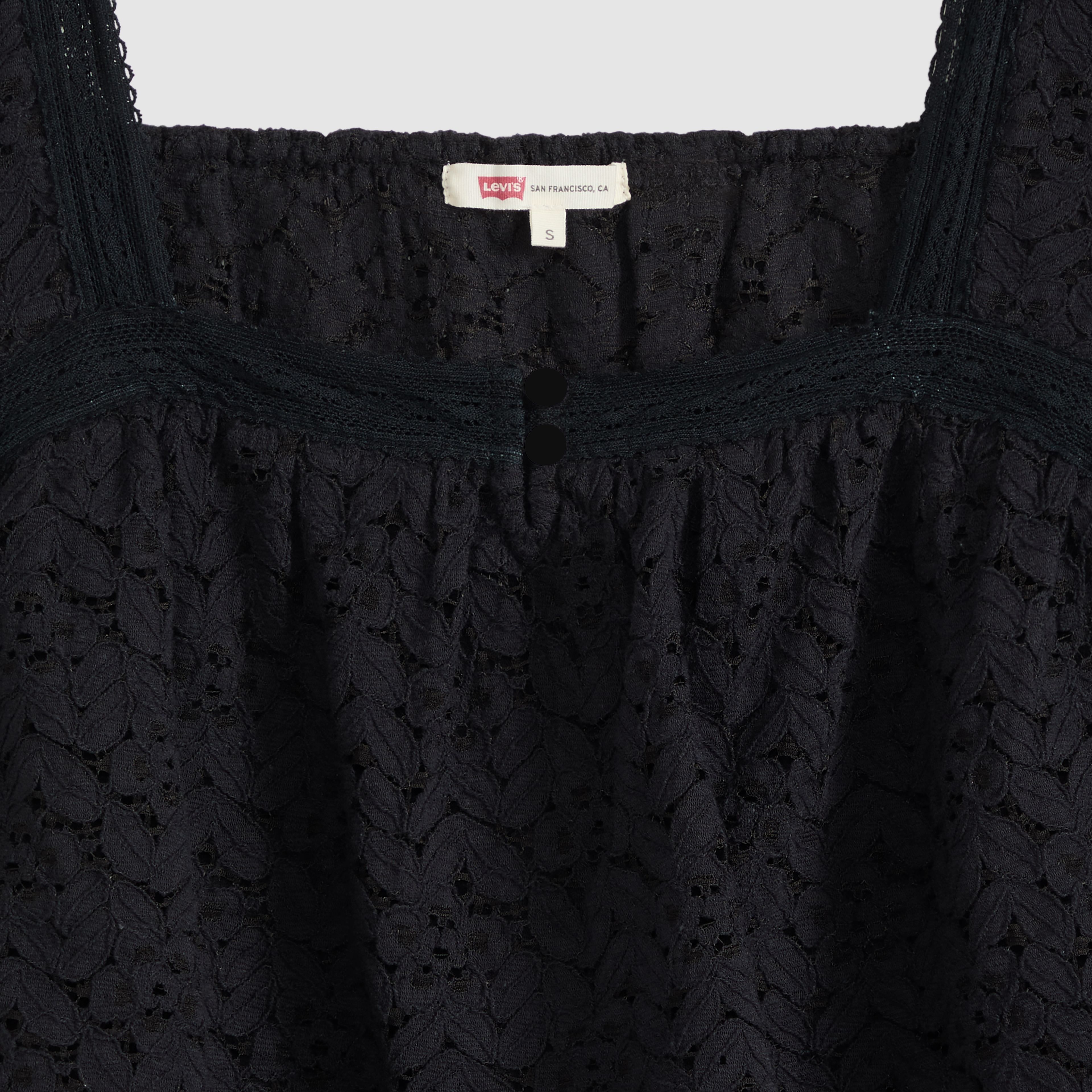Dom Short-Sleeve Lace Blouse