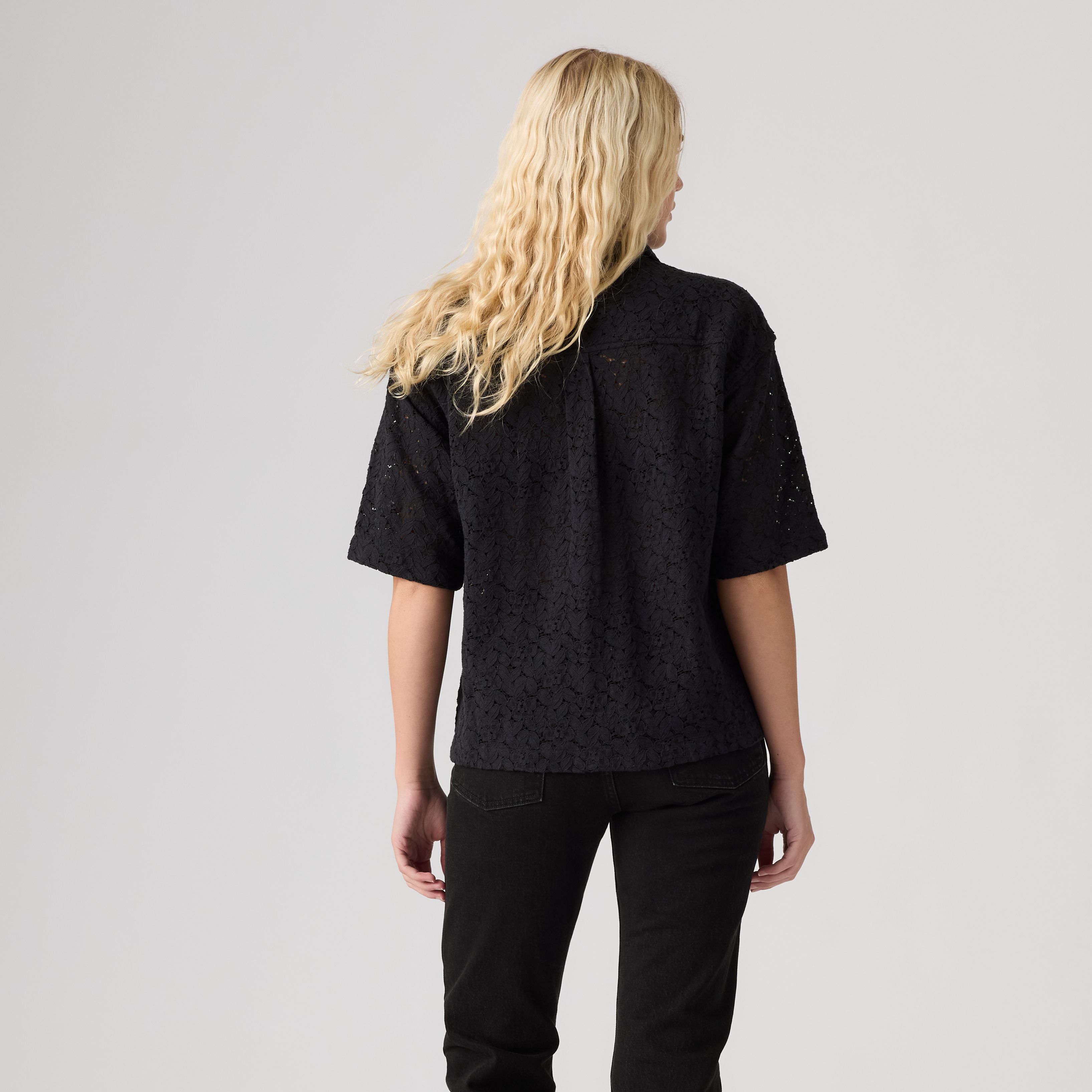 Harlie Short Sleeve Lace Shirt 4