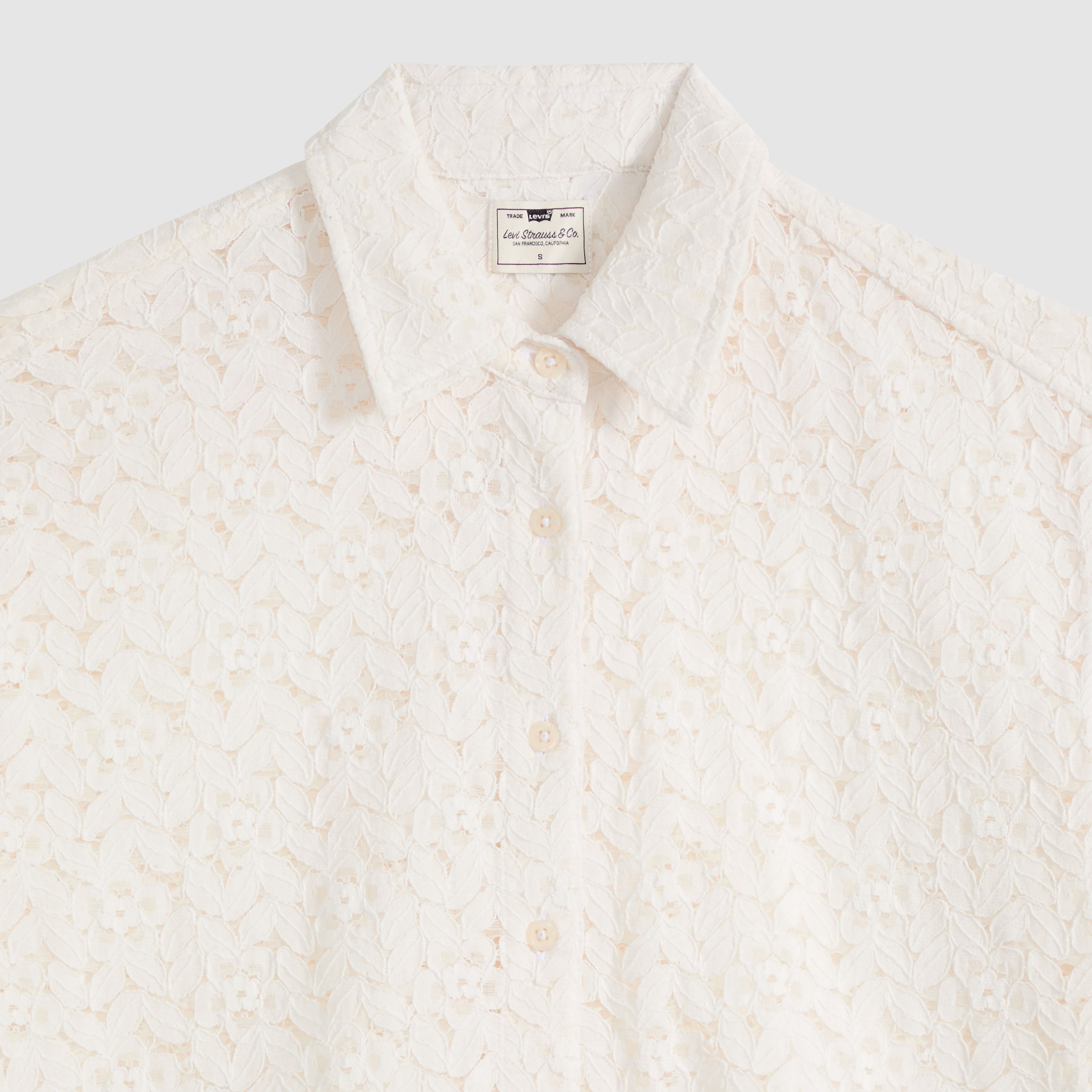 Harlie Short Sleeve Lace Shirt 6