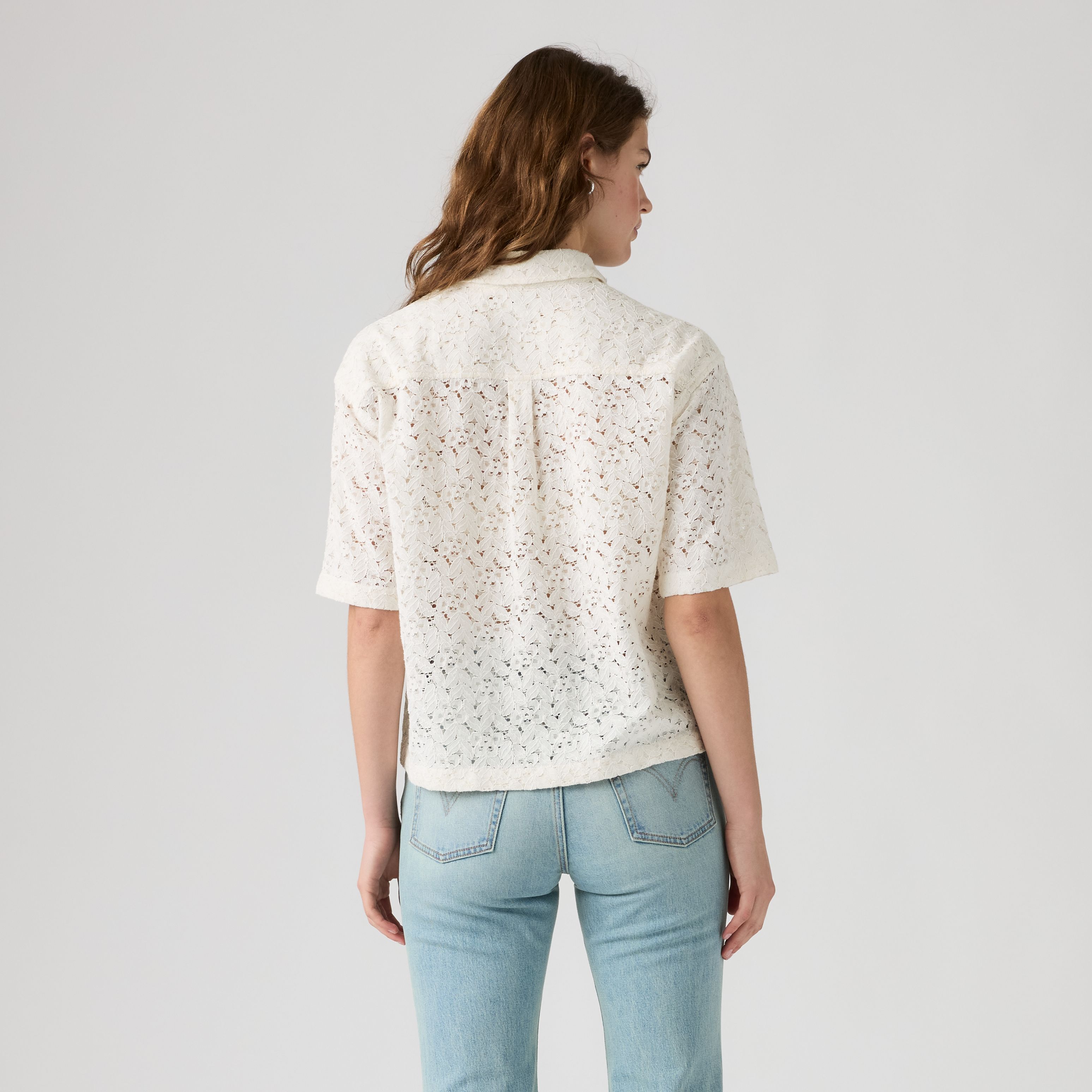 Harlie Short Sleeve Lace Shirt 4