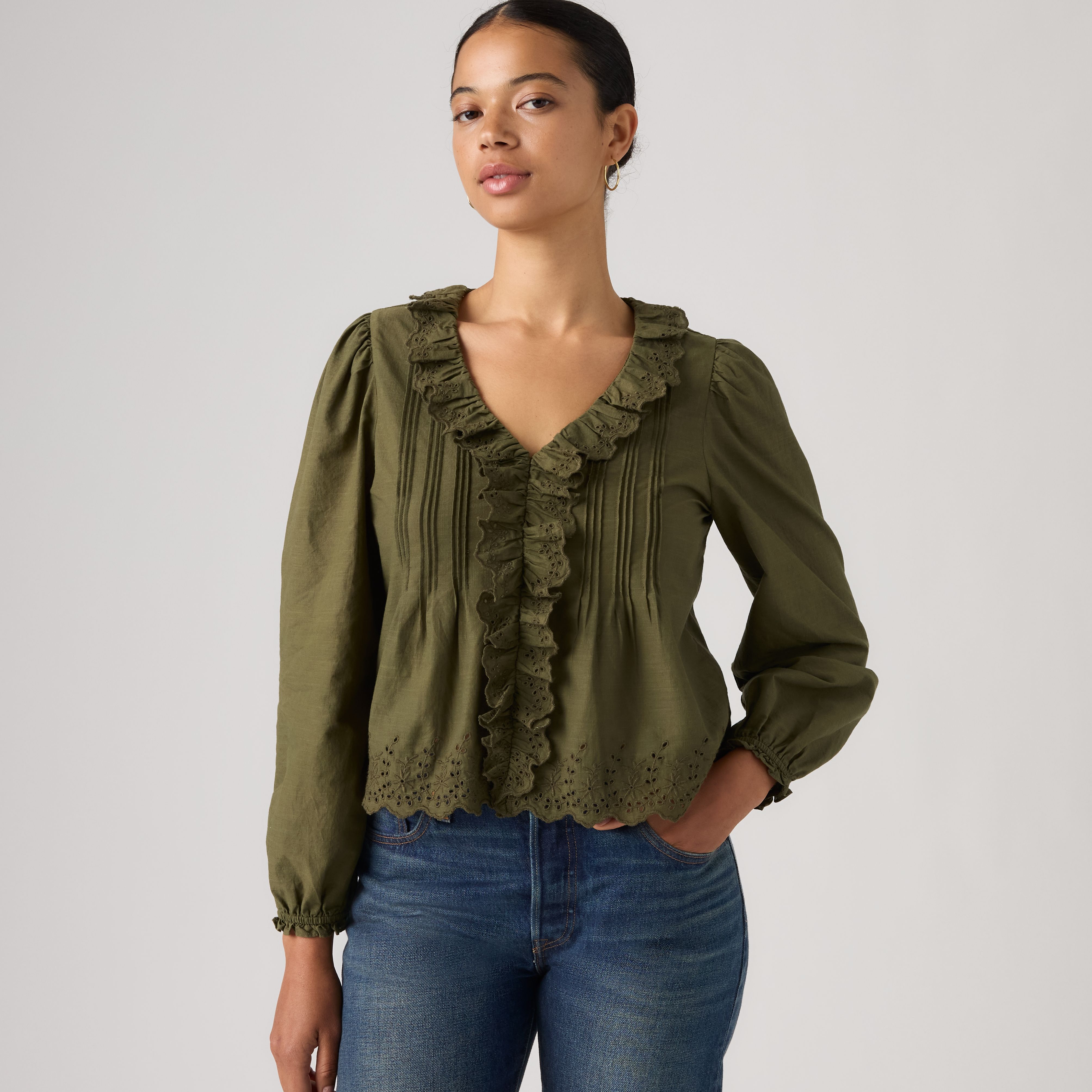 Claire Long-Sleeve Blouse 1