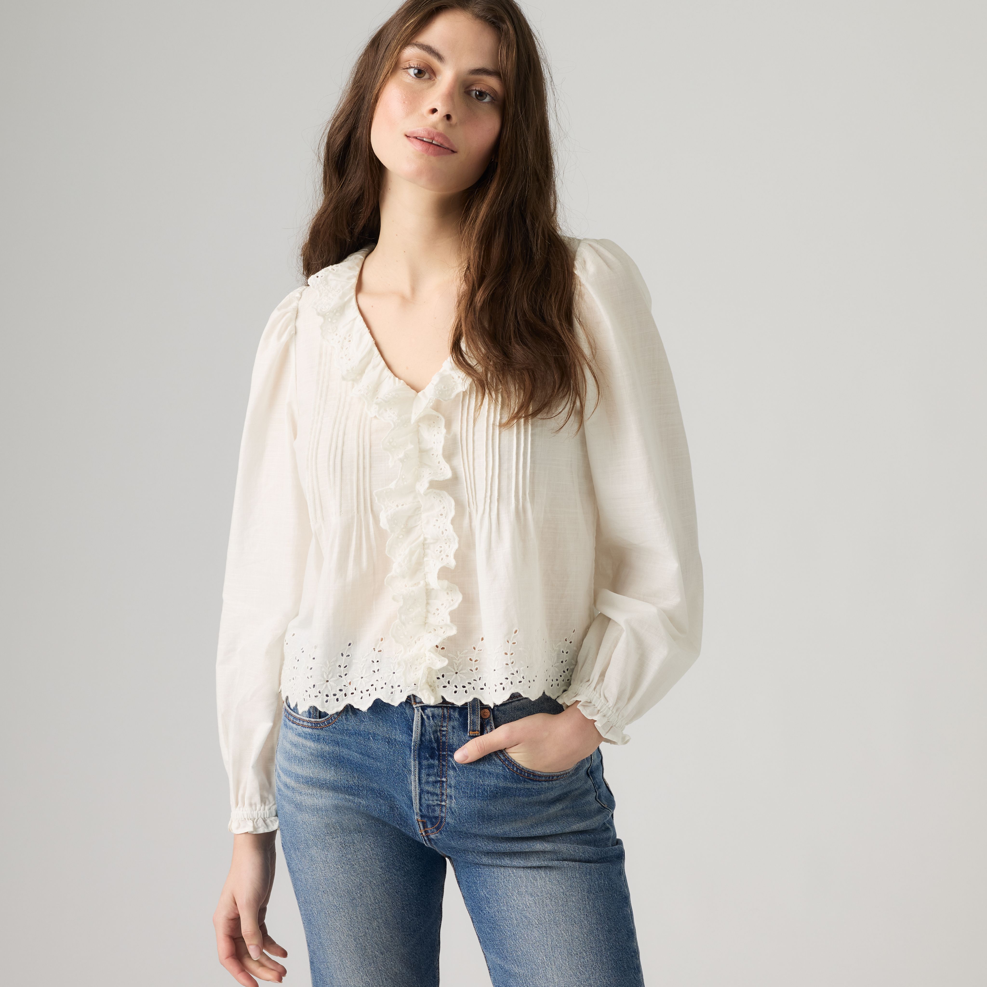Claire Long-Sleeve Blouse 1