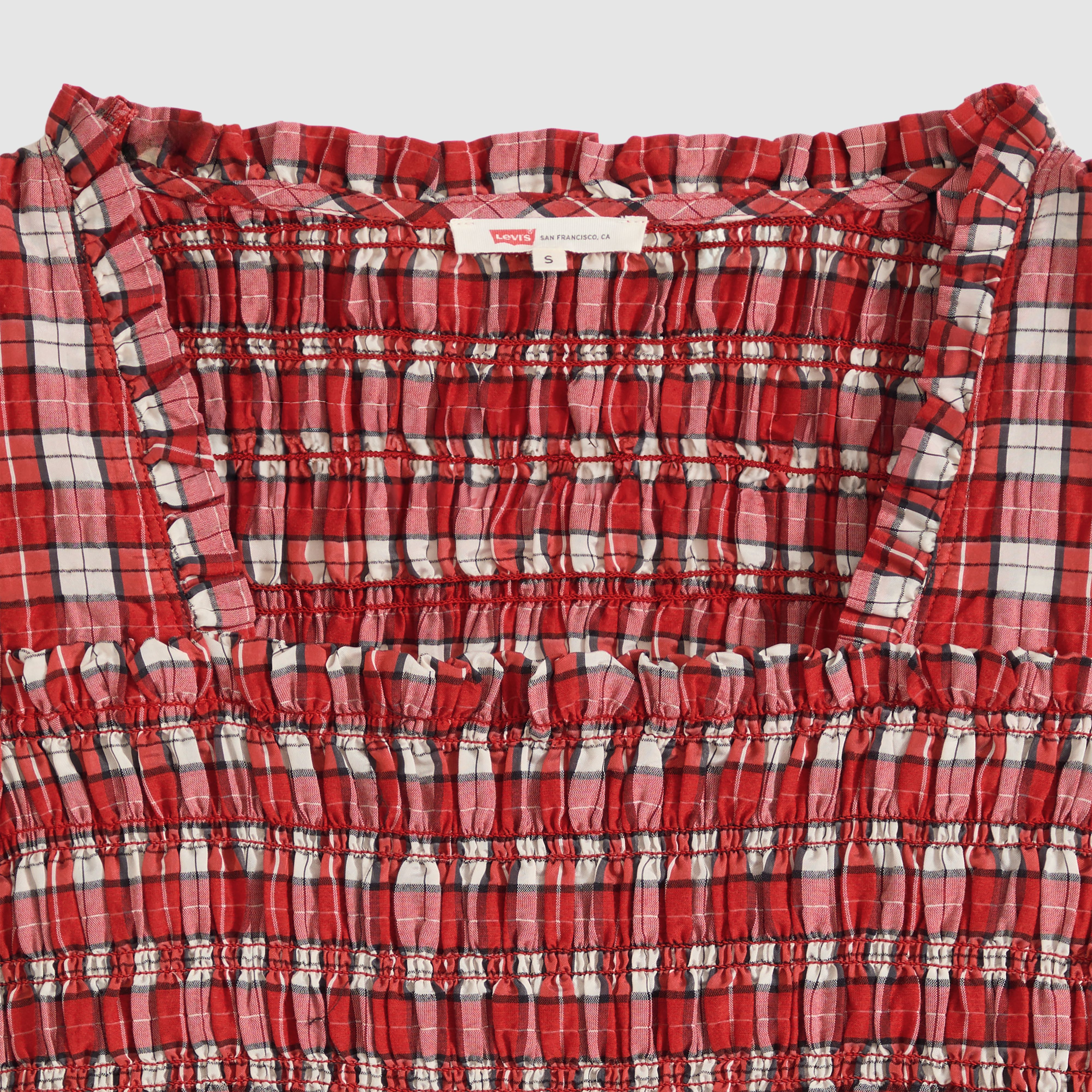 Heather Long-Sleeve Ruched Blouse 6