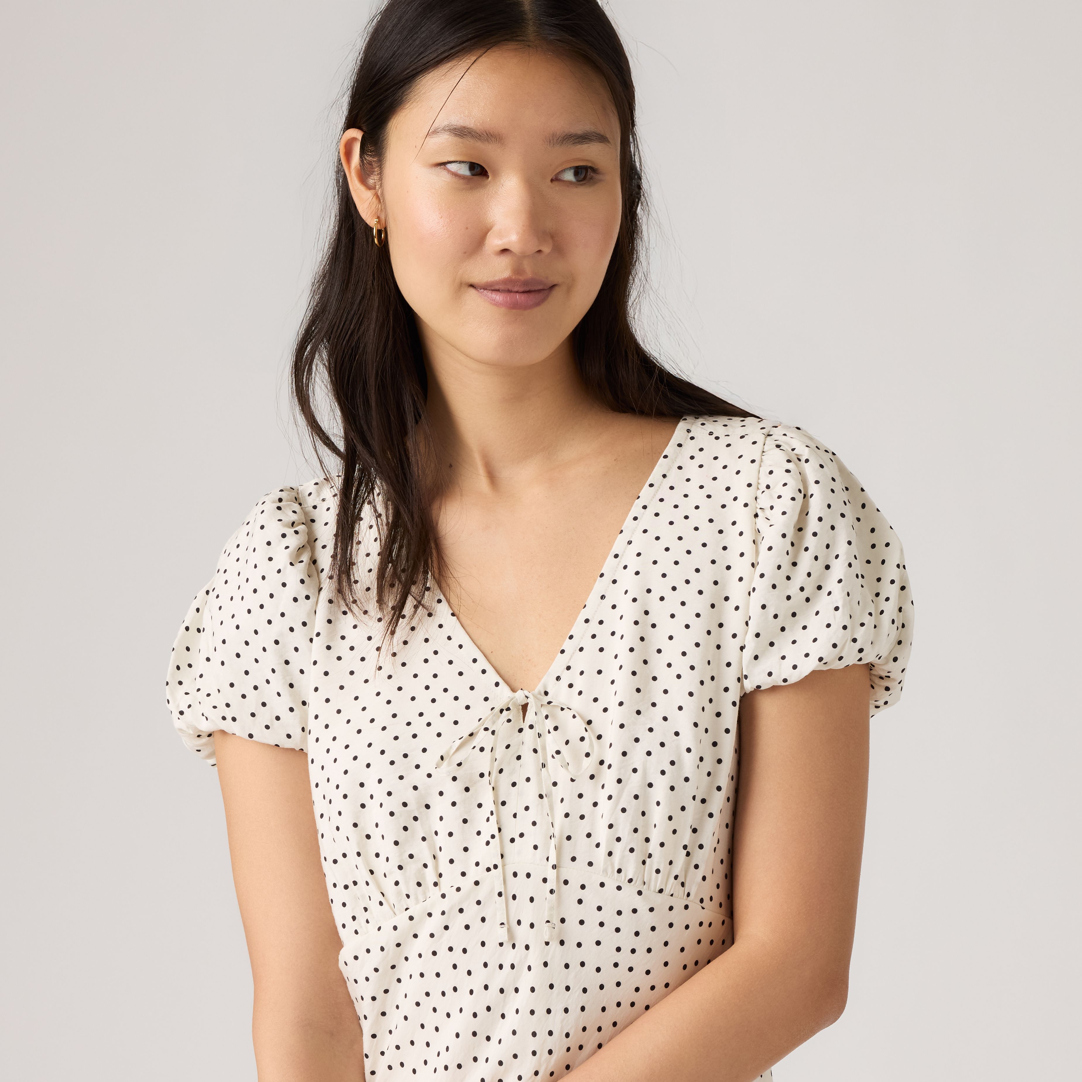 Lira Short-Sleeve Midi Dress 2