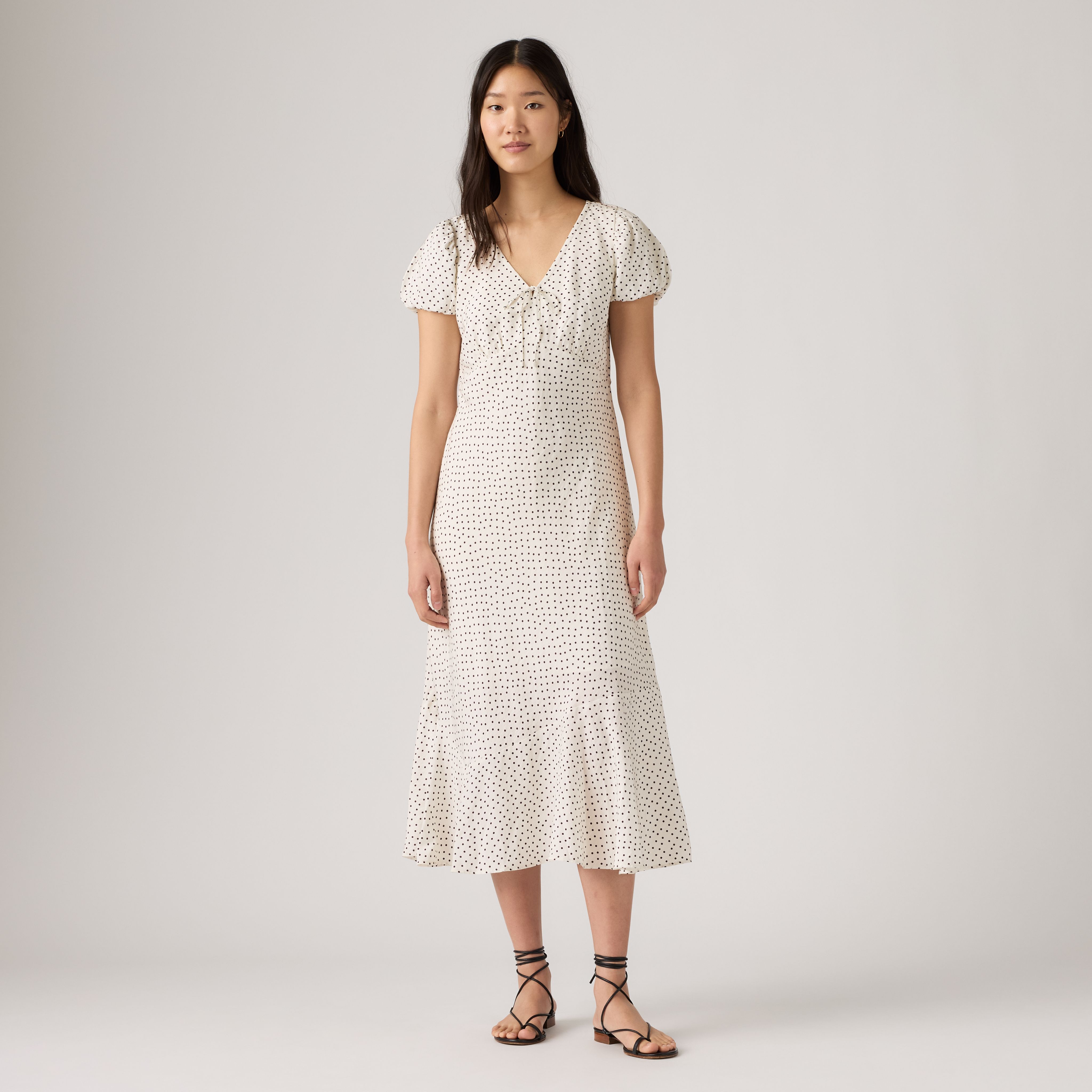 Lira Short-Sleeve Midi Dress 4
