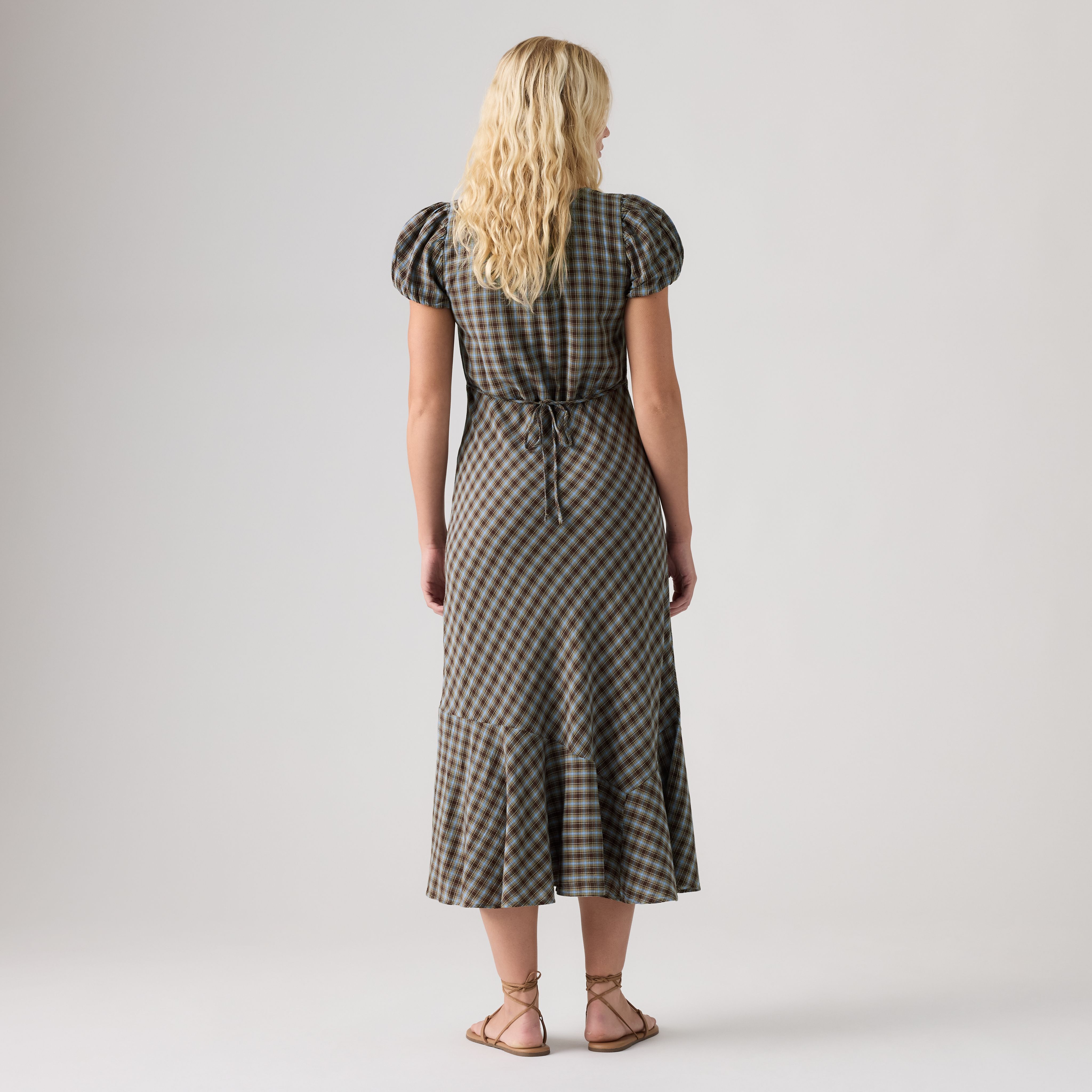 Lira Short-Sleeve Midi Dress 3