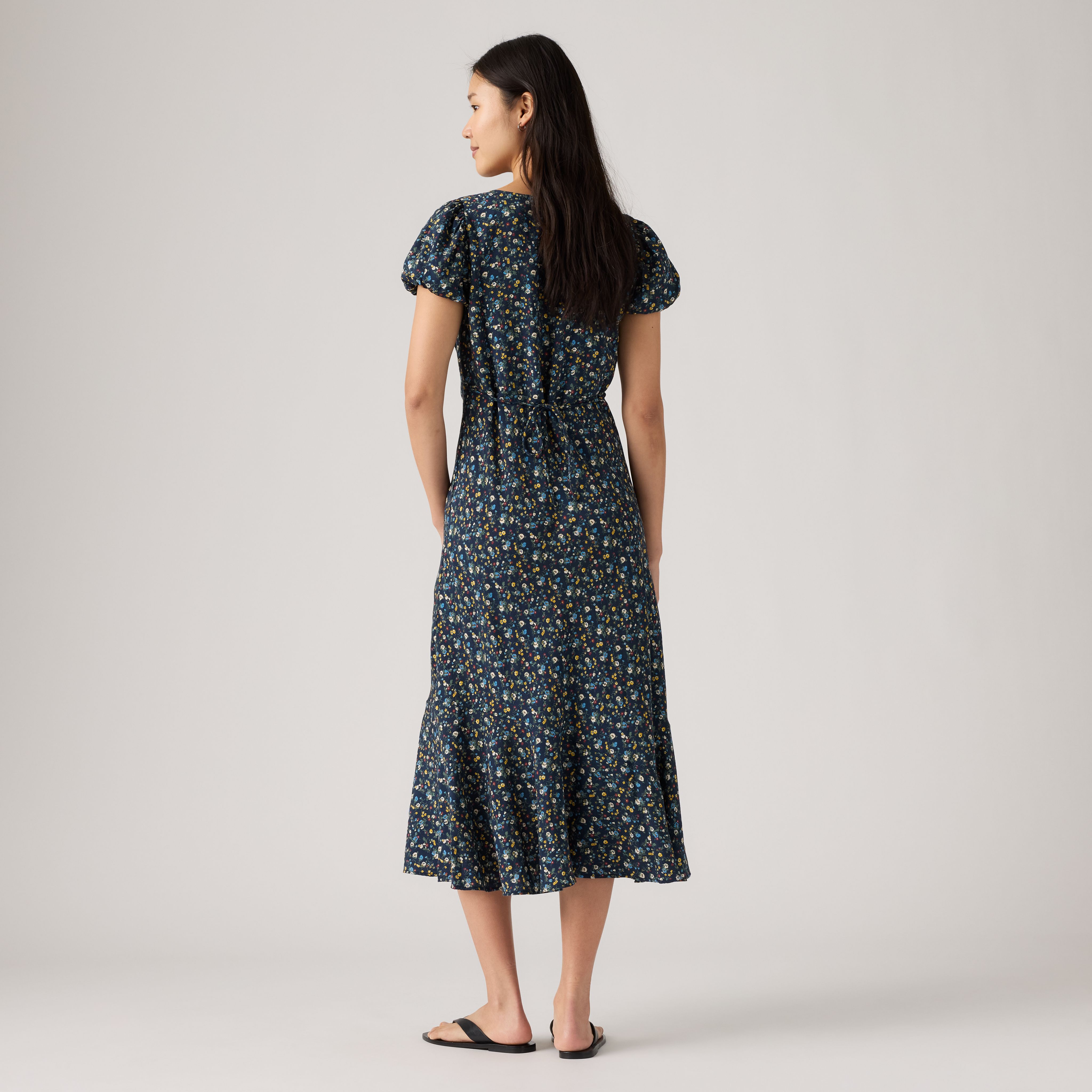 Lira Short-Sleeve Midi Dress 3