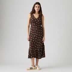 Brita Slip Midi Dress — Runa Floral Java - Multi-Color 4
