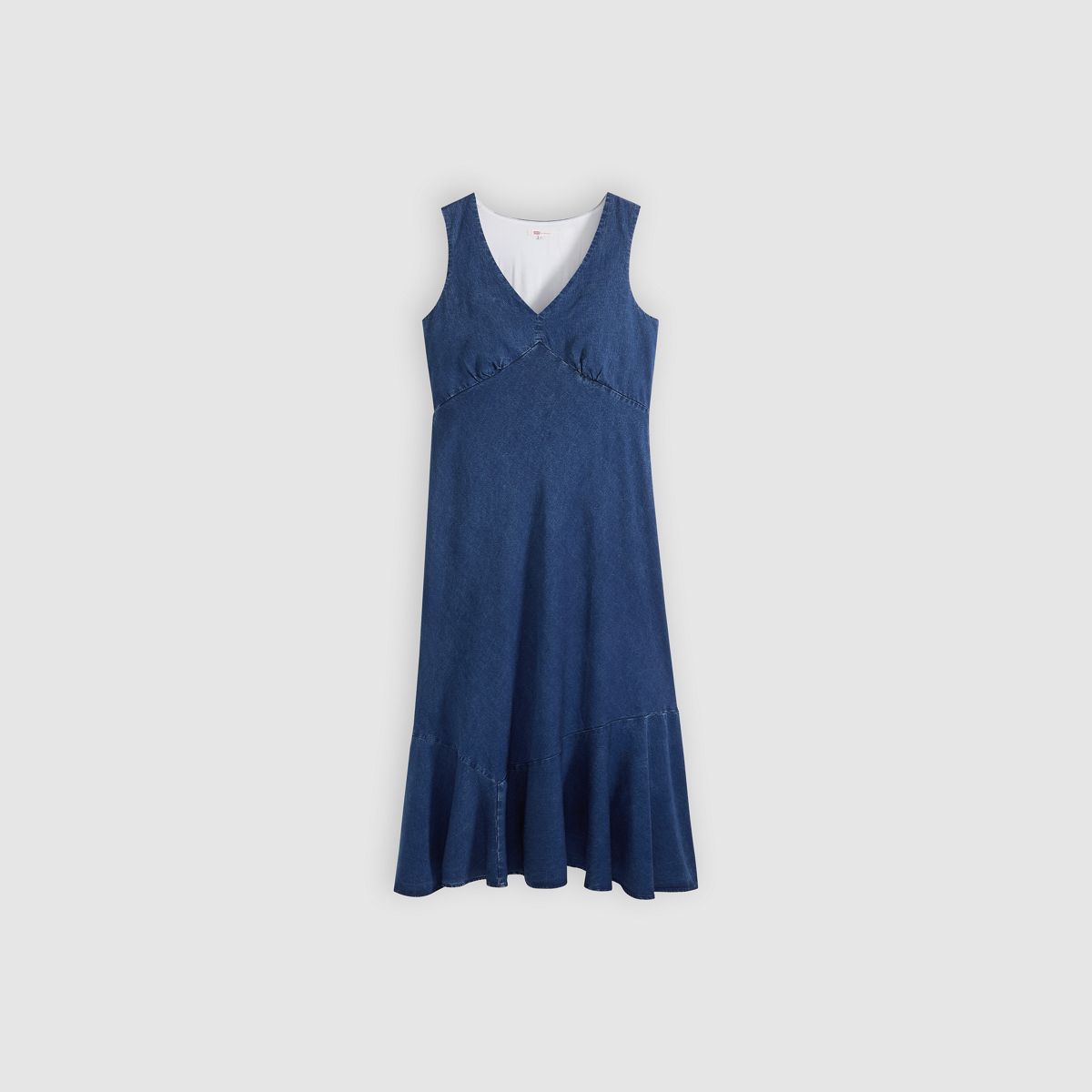 Brita Slip Midi Dress — Starry Eyes - Dark Wash