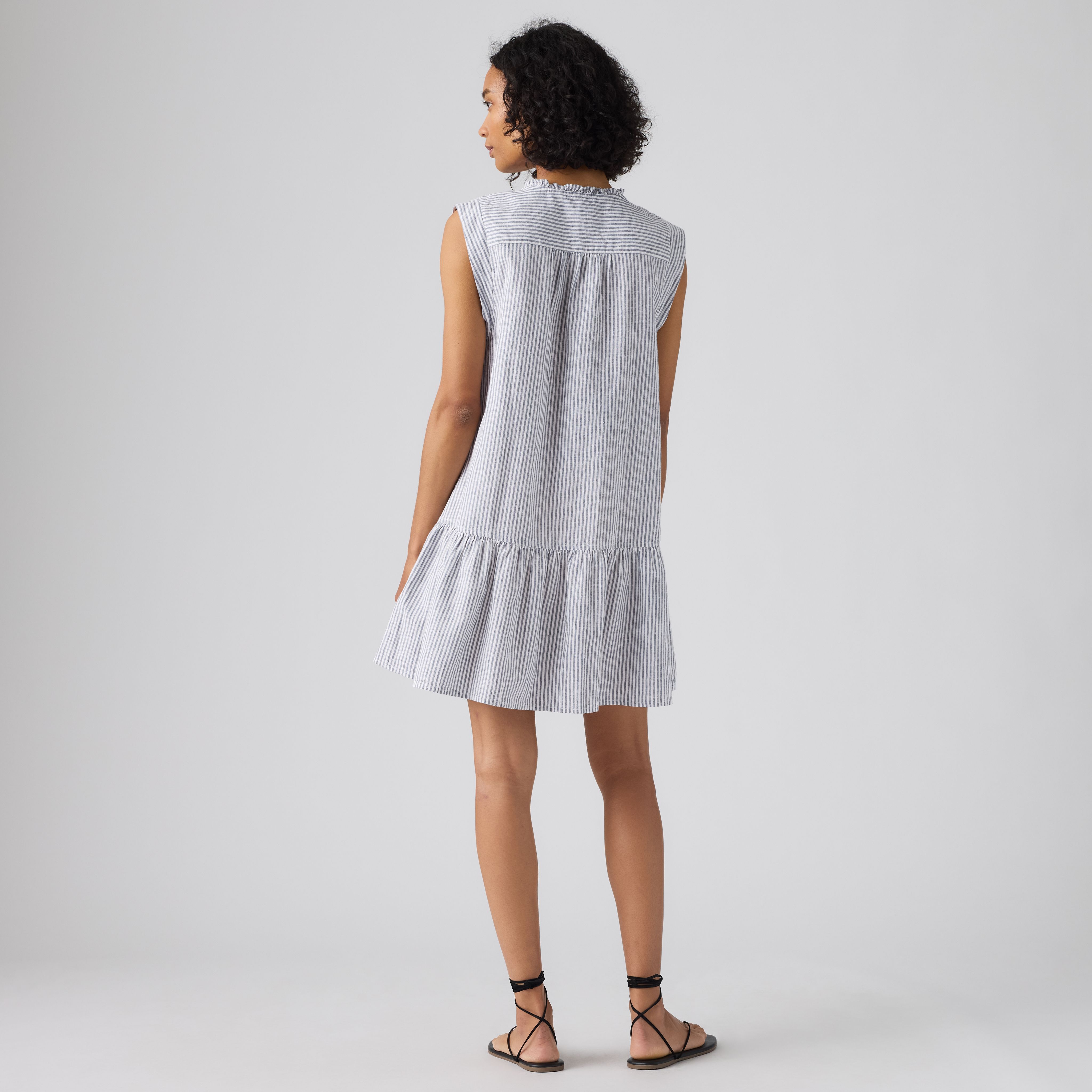 Solara Sleeveless Linen Mini Dress 4