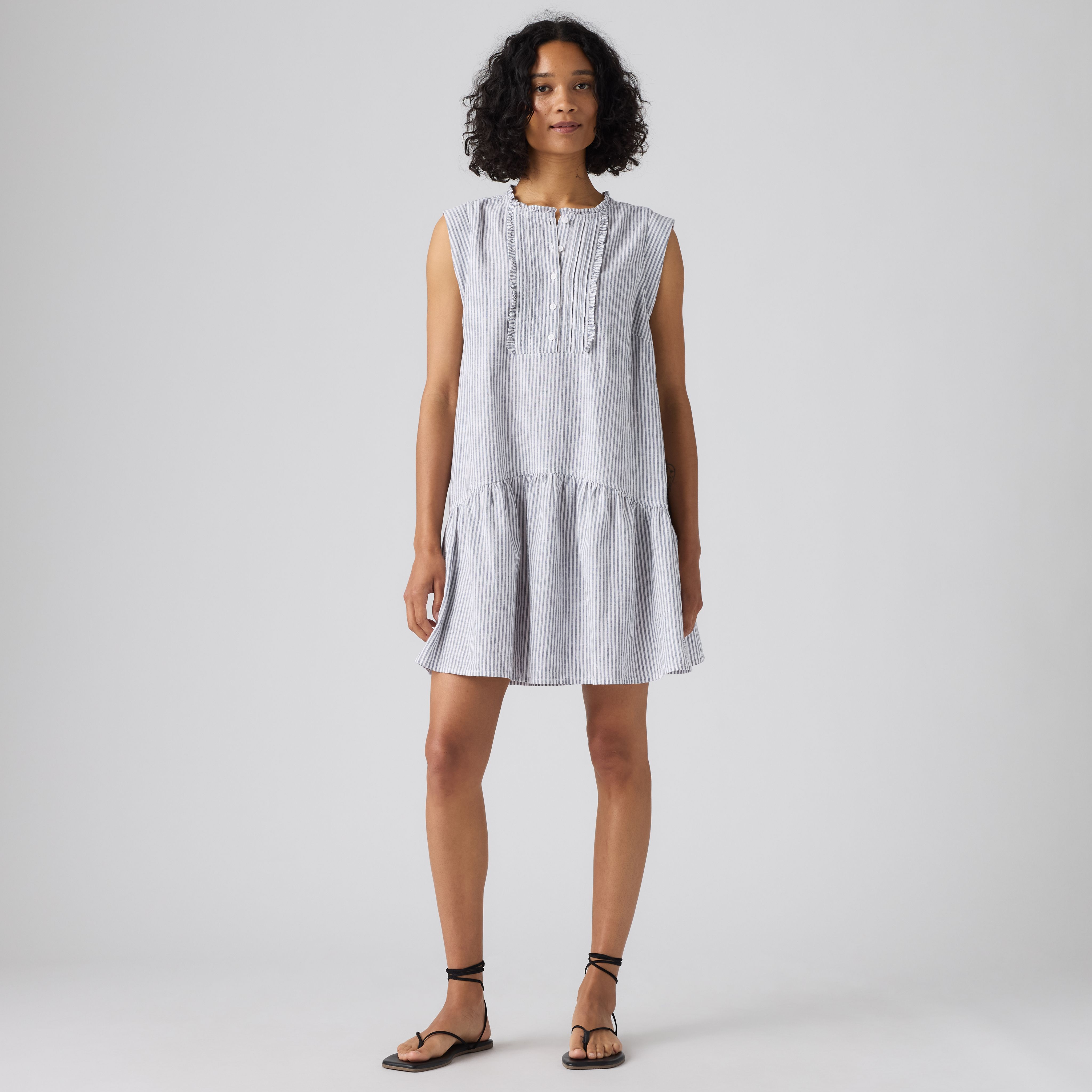 Solara Sleeveless Linen Mini Dress 5