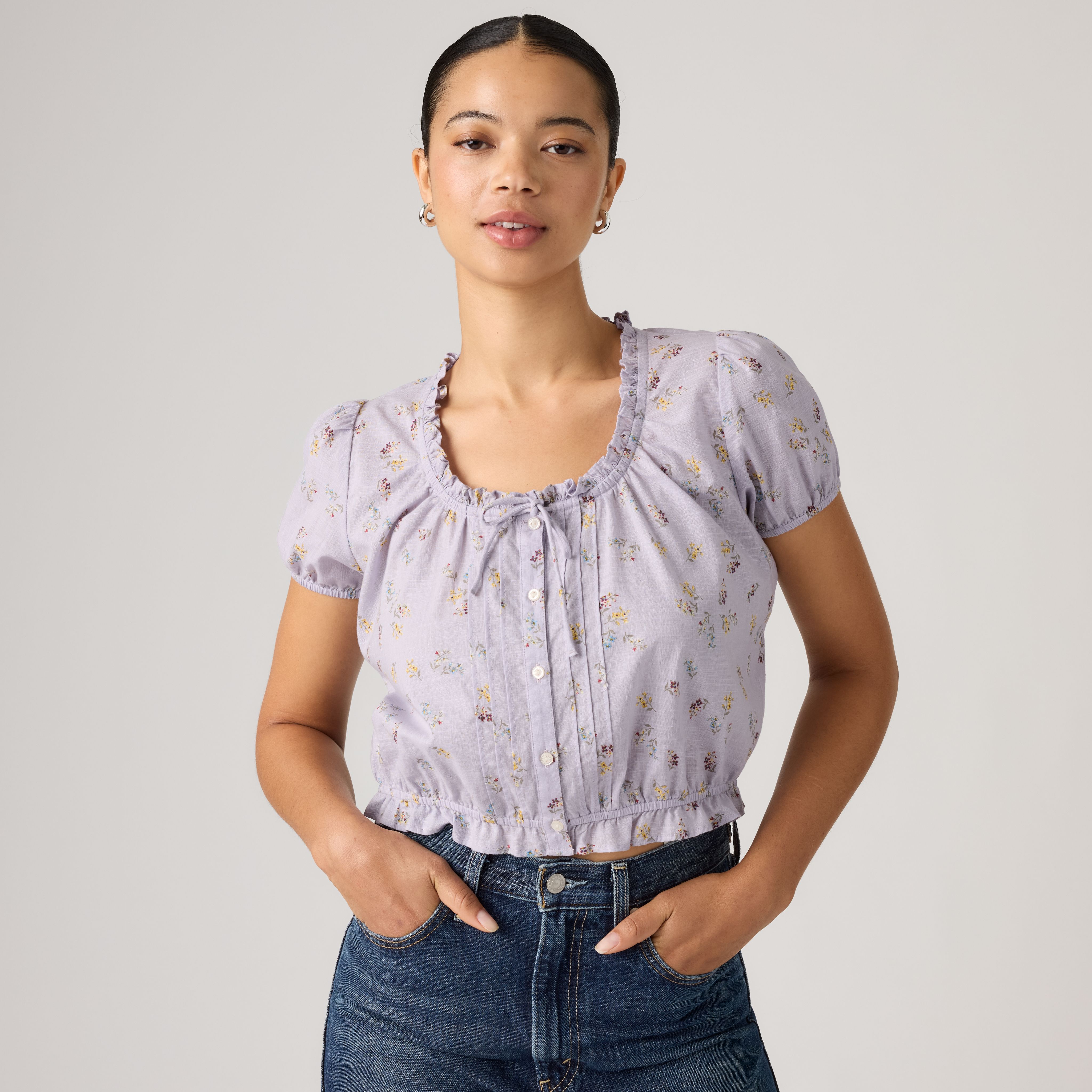 Chiara Short-Sleeve Blouse 1