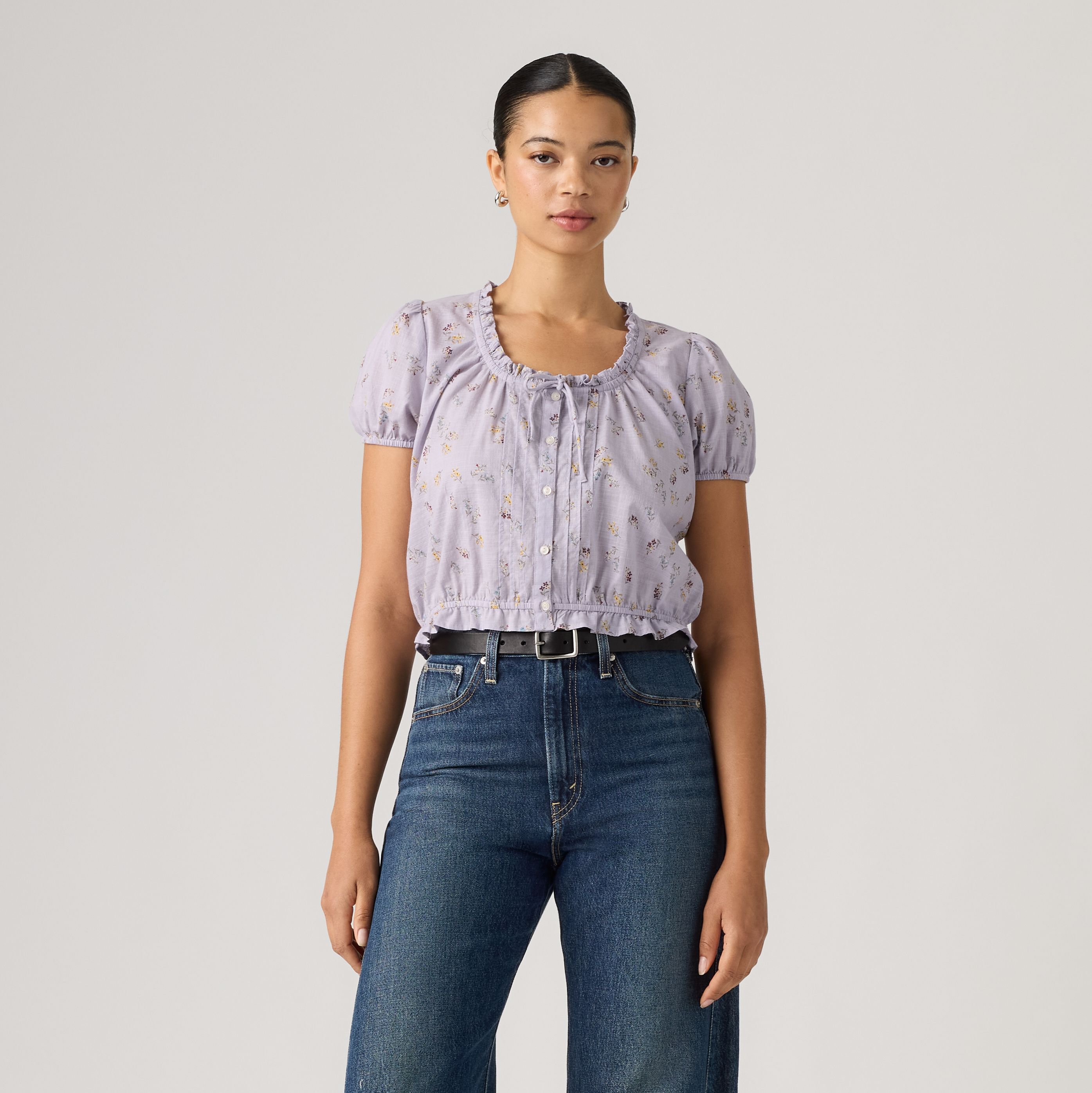 Chiara Short-Sleeve Blouse 12