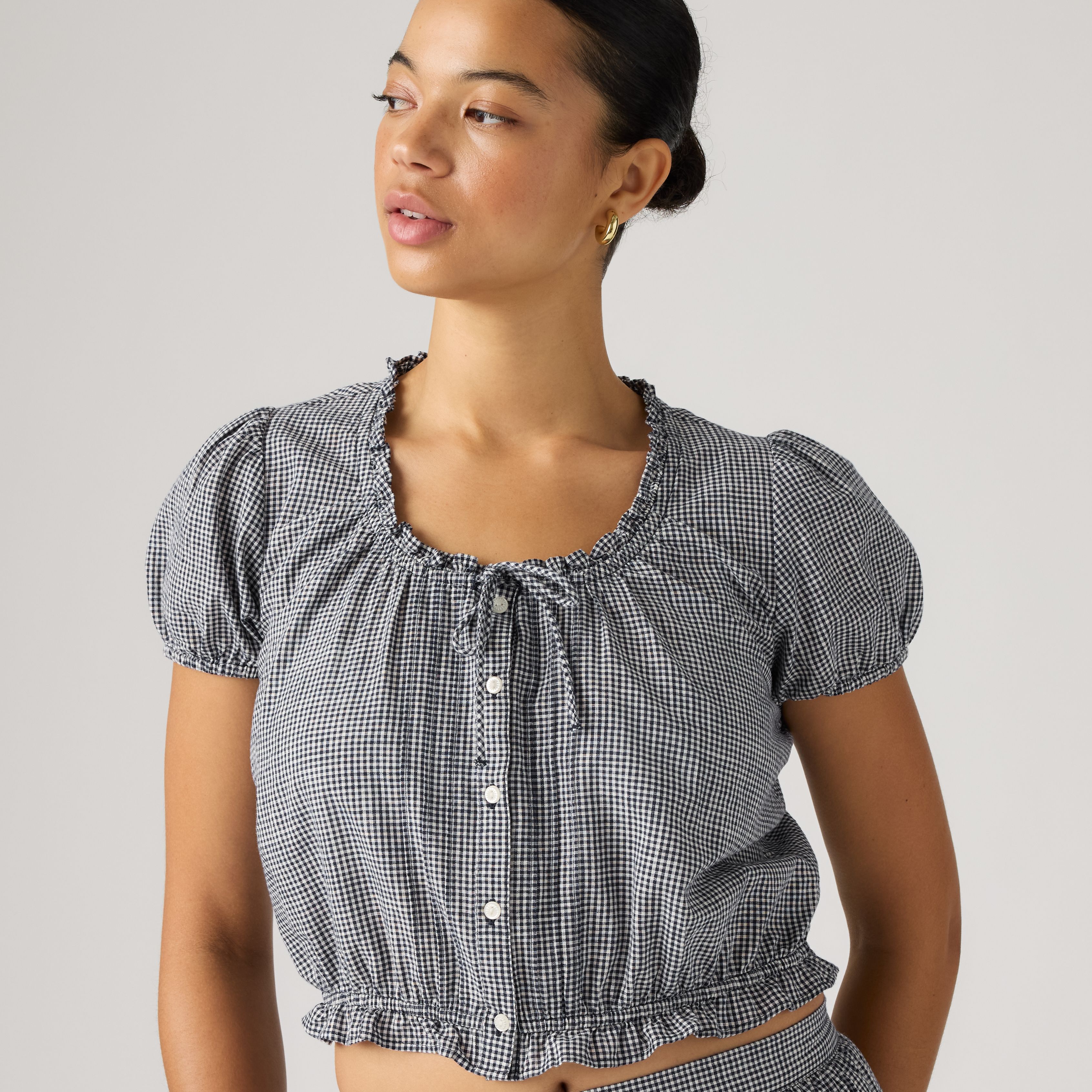 Chiara Short-Sleeve Blouse 1