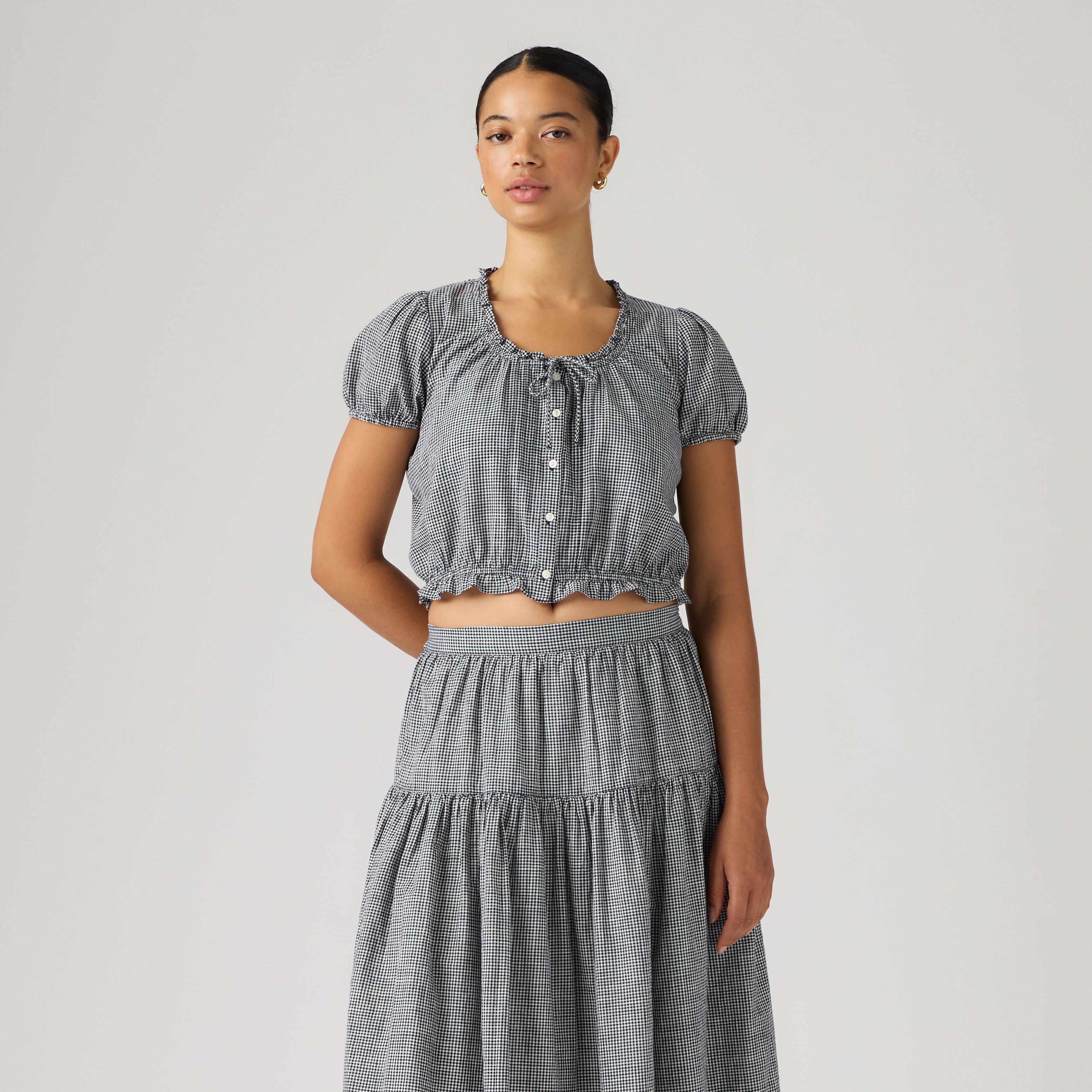 Chiara Short-Sleeve Blouse 11