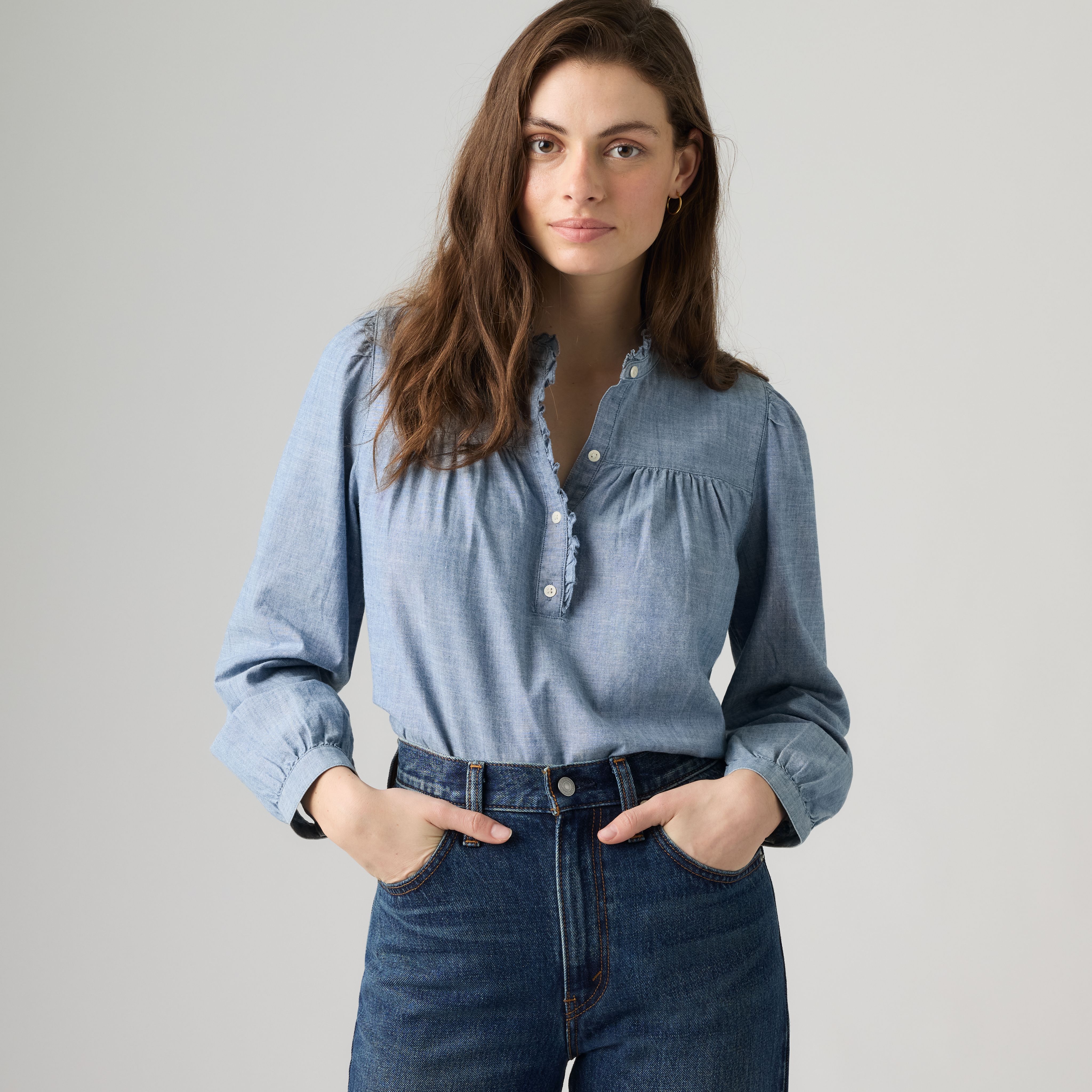 Perla Long-Sleeve Blouse 1