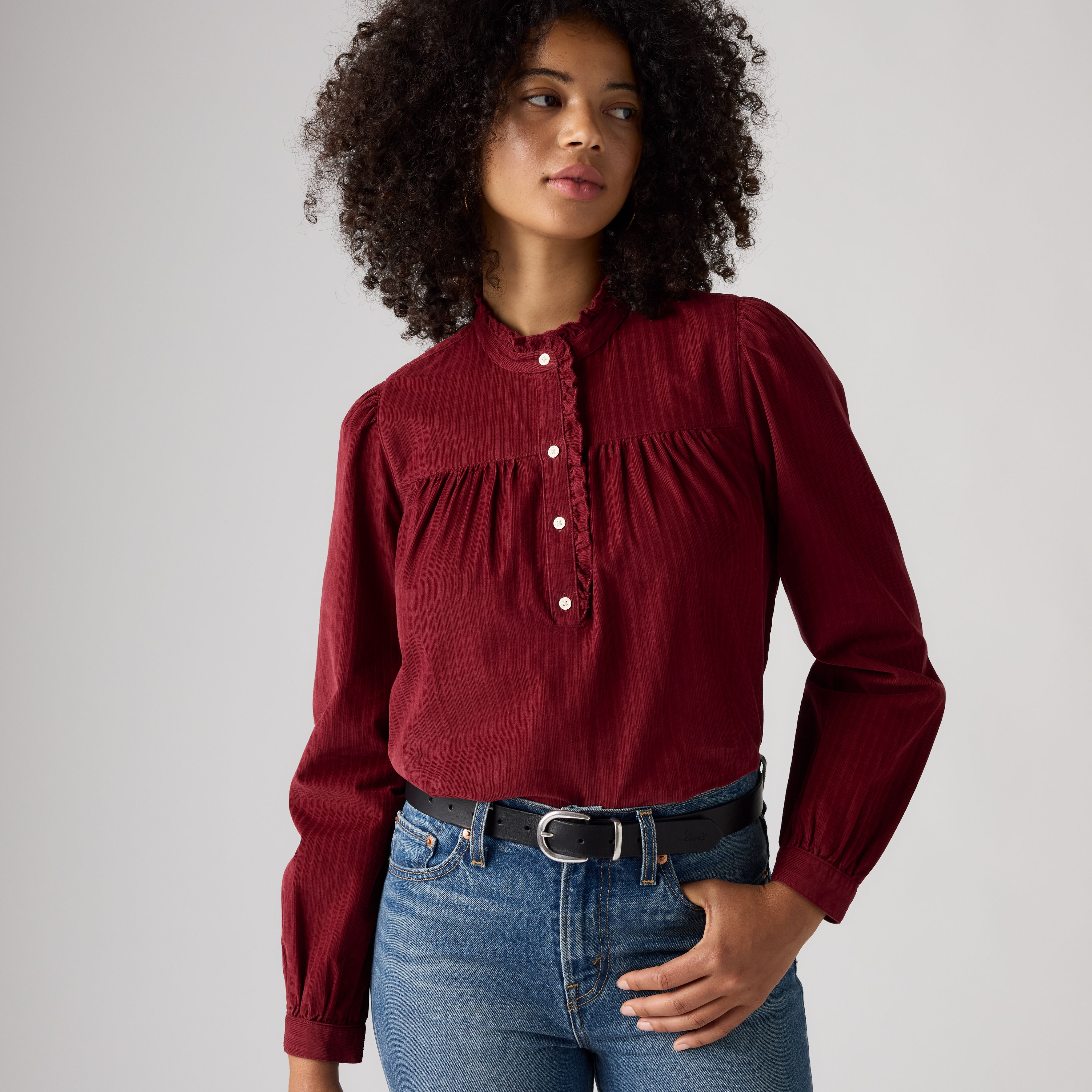 Perla Long-Sleeve Blouse 1