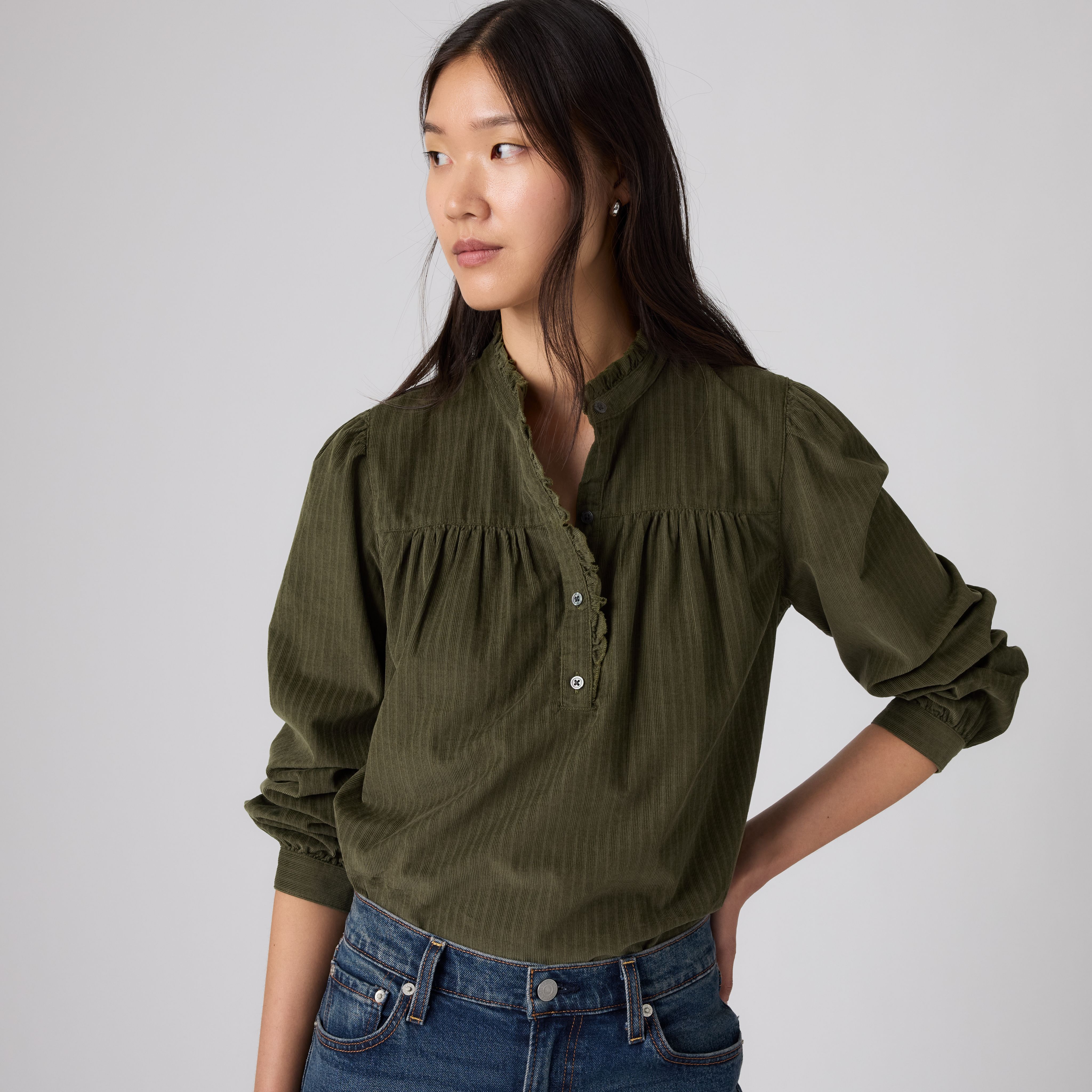 Perla Long-Sleeve Blouse 1
