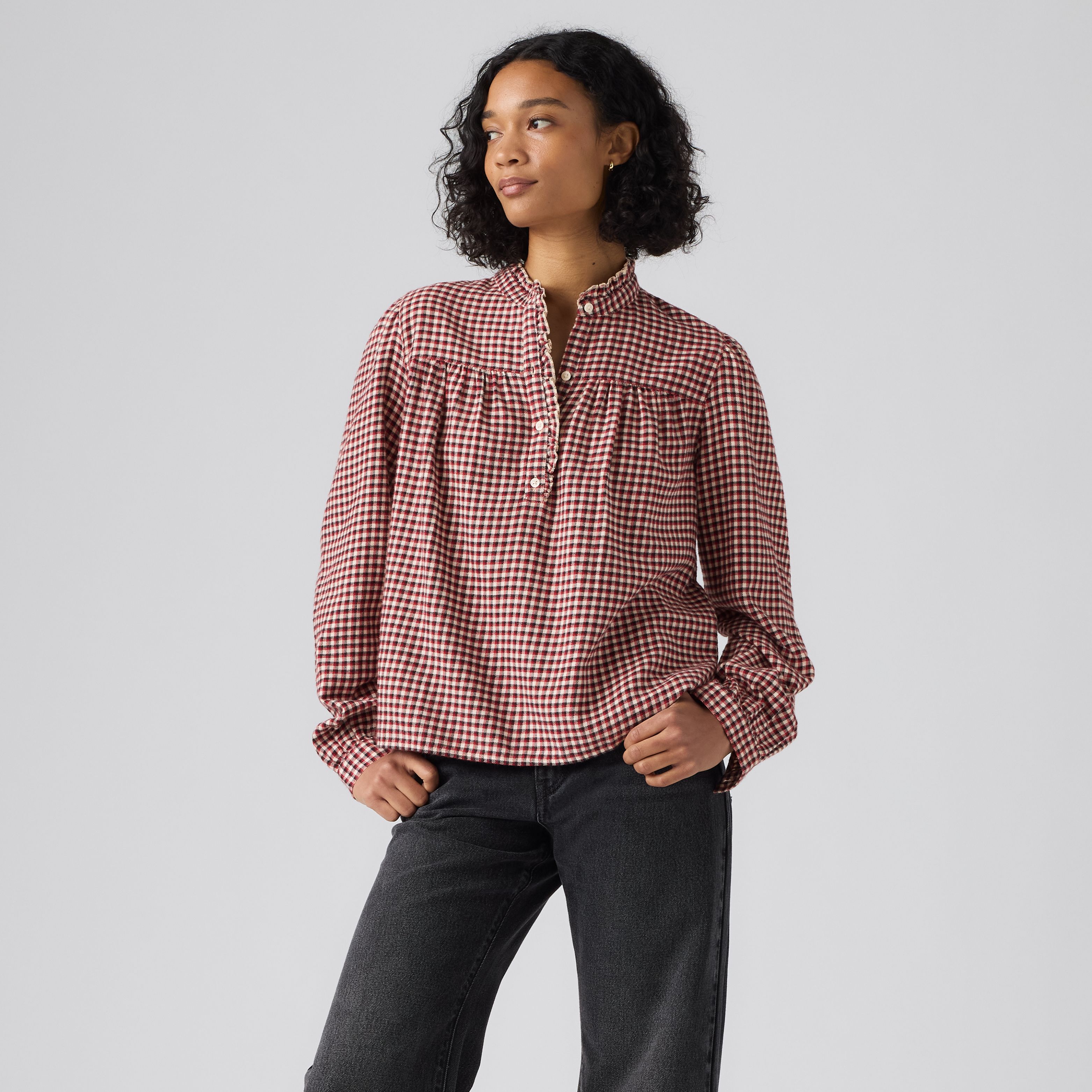 Perla Long-Sleeve Blouse 1