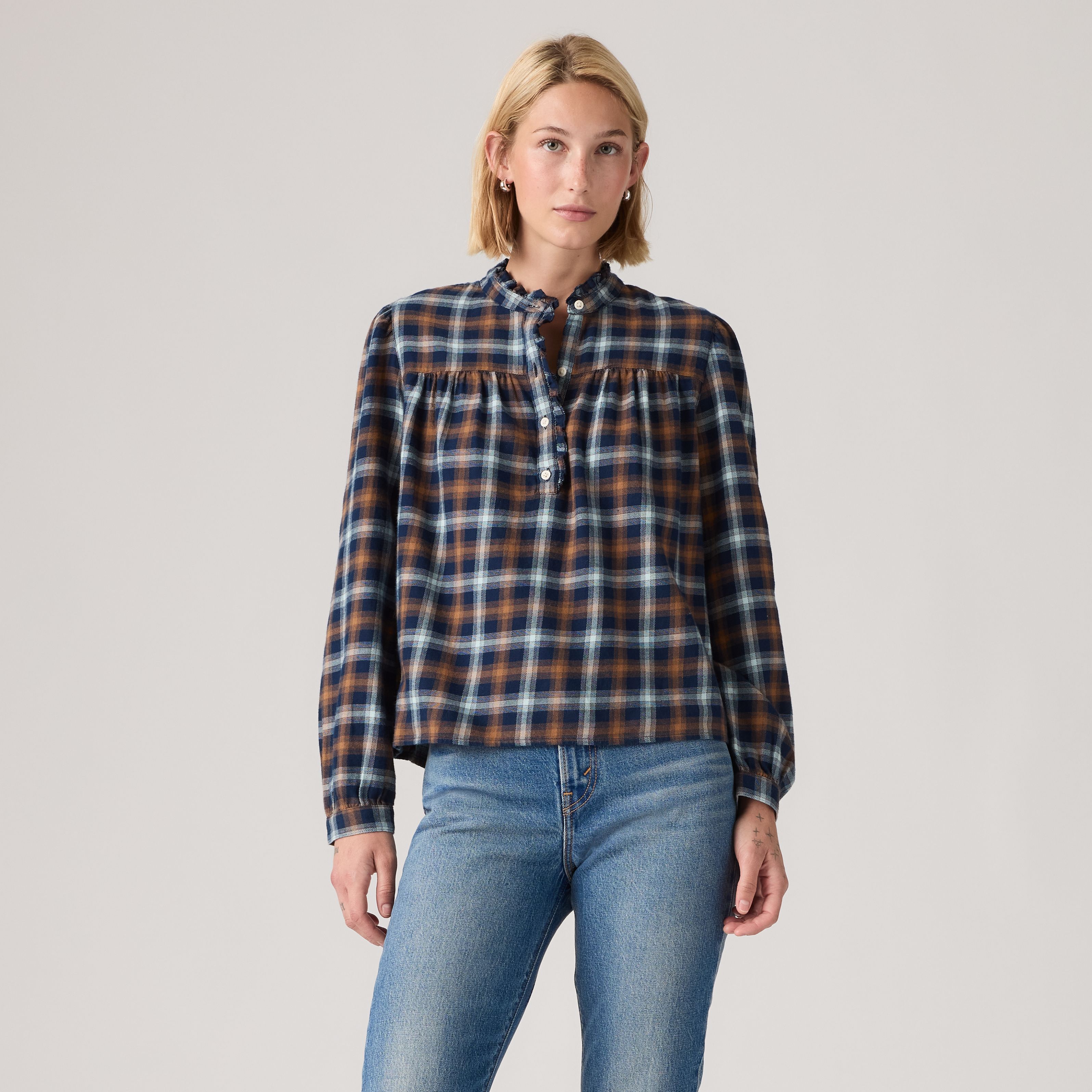 Perla Long-Sleeve Blouse 1