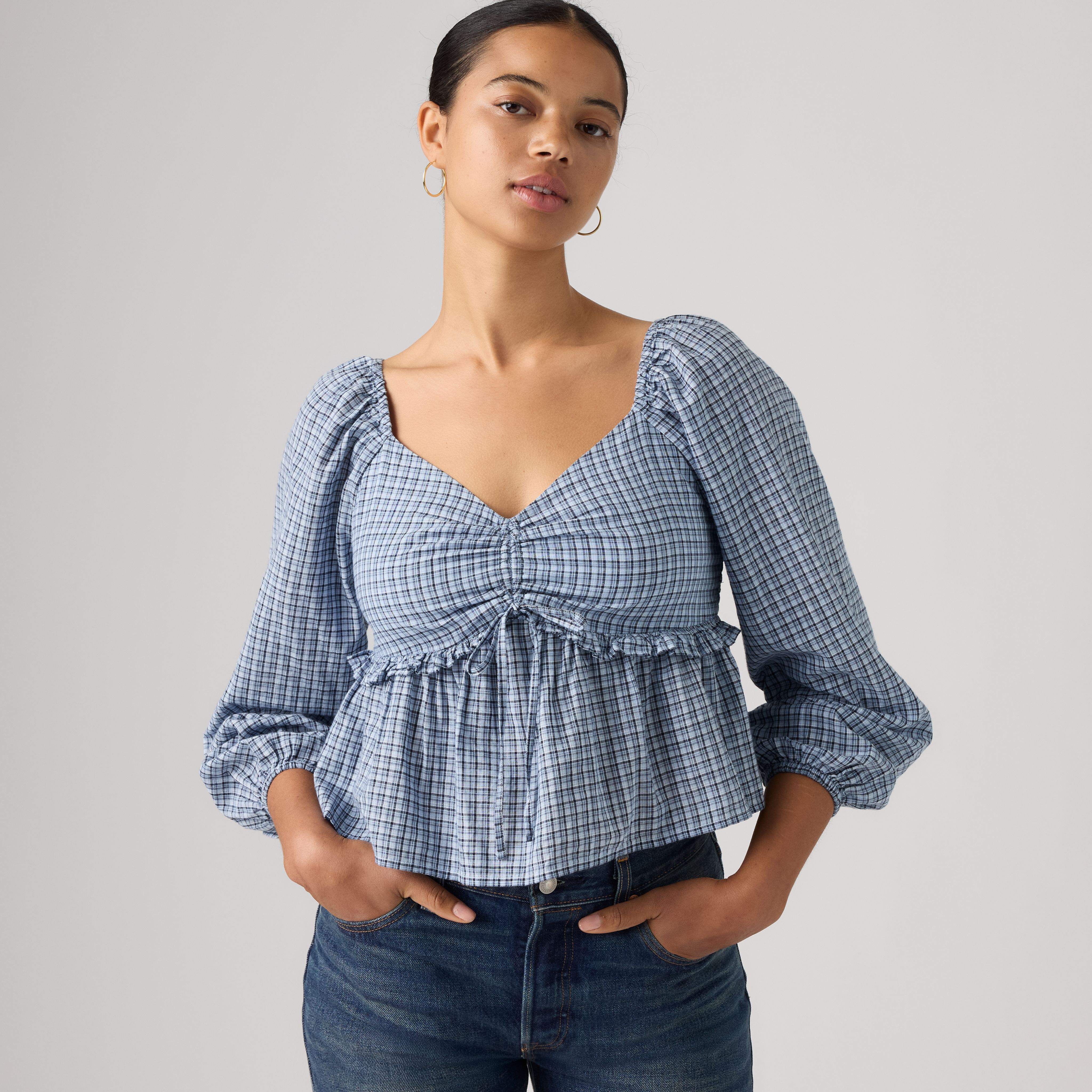 Lottie Slim Long-Sleeve Blouse 1