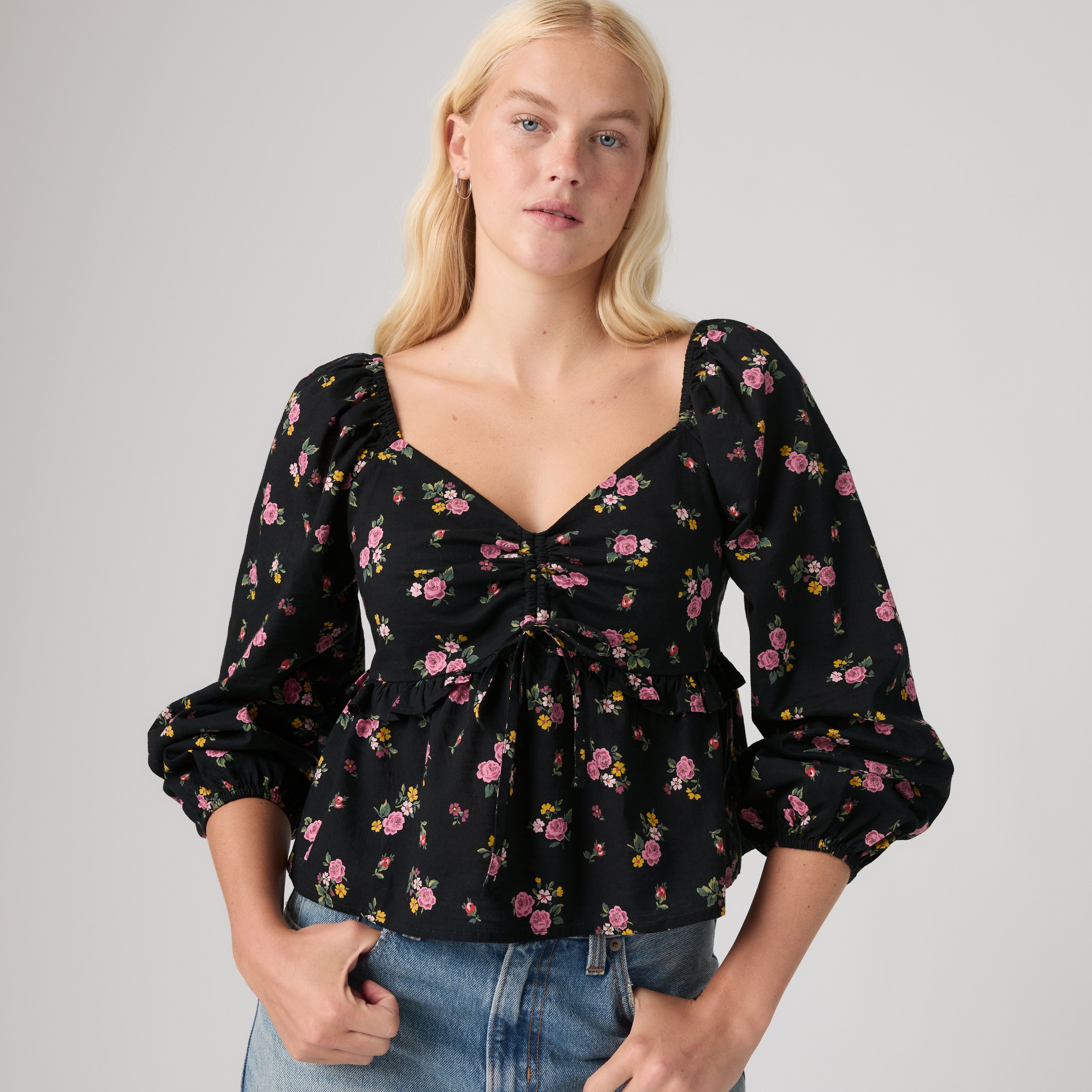 Lottie Slim Long-Sleeve Blouse 1