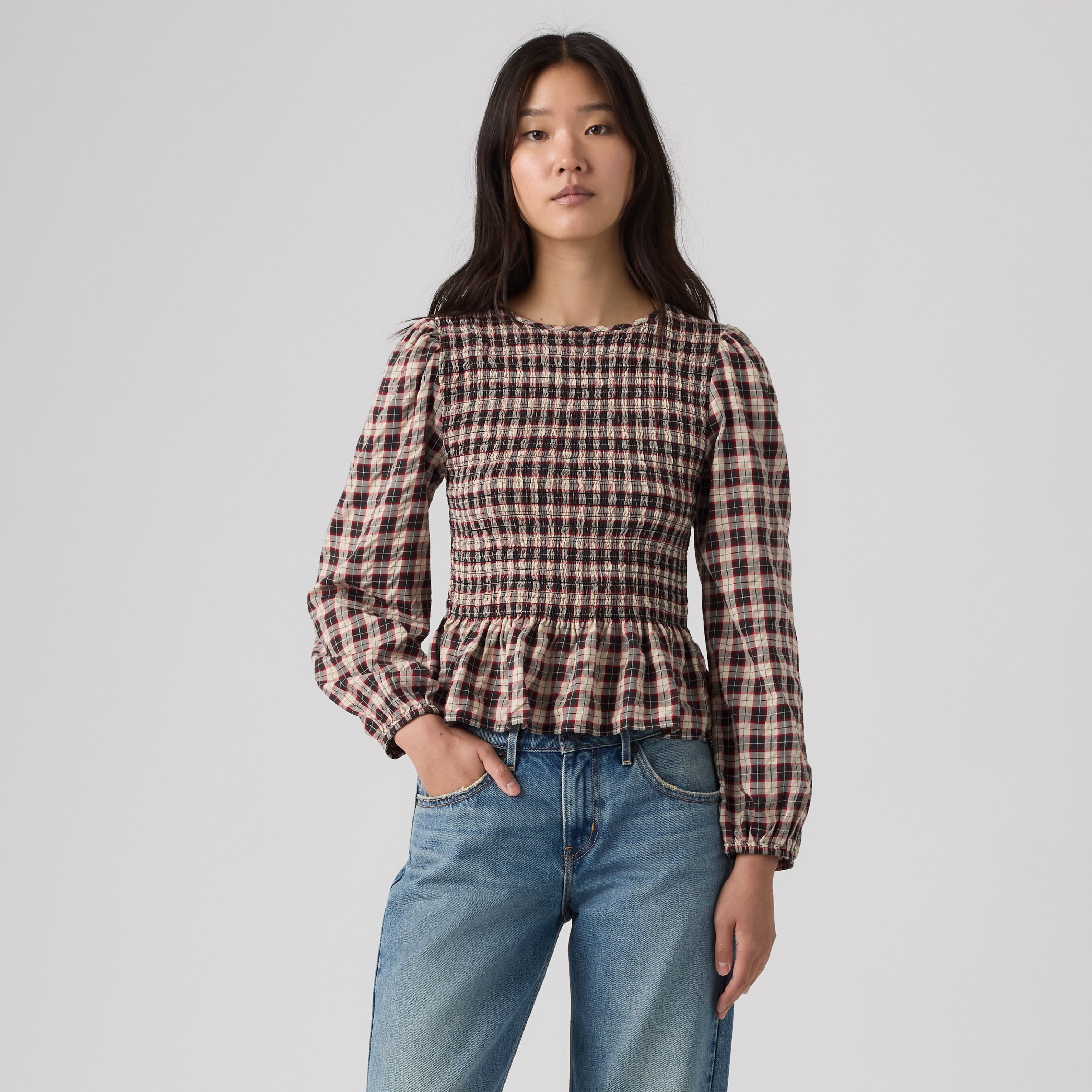 Ashton Long-Sleeve Blouse 1