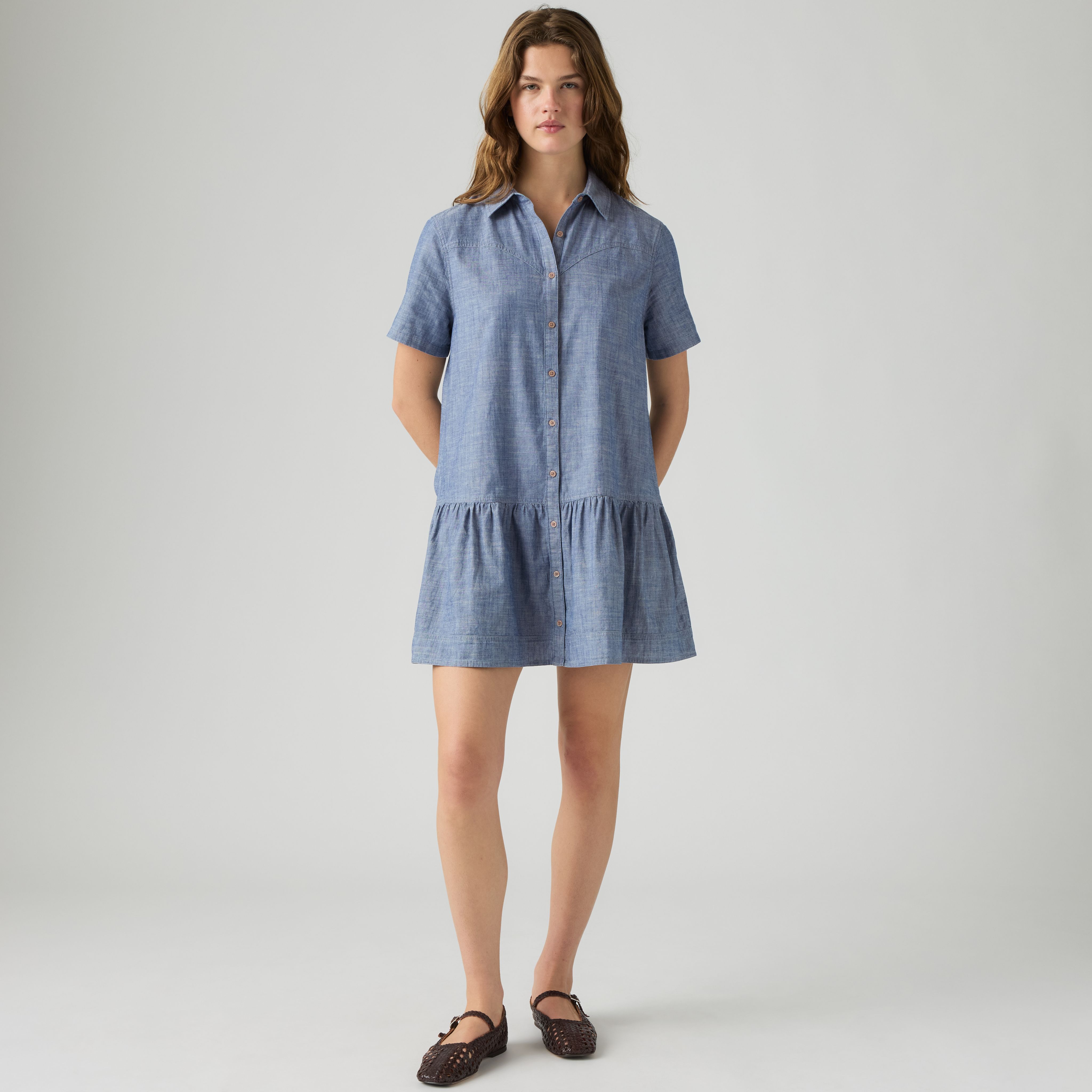 Cielle Short-Sleeve Mini Dress 1