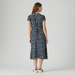 Lilith Midi Dress — Didion Floral Multi Navy Blazer - Multi-Color 3
