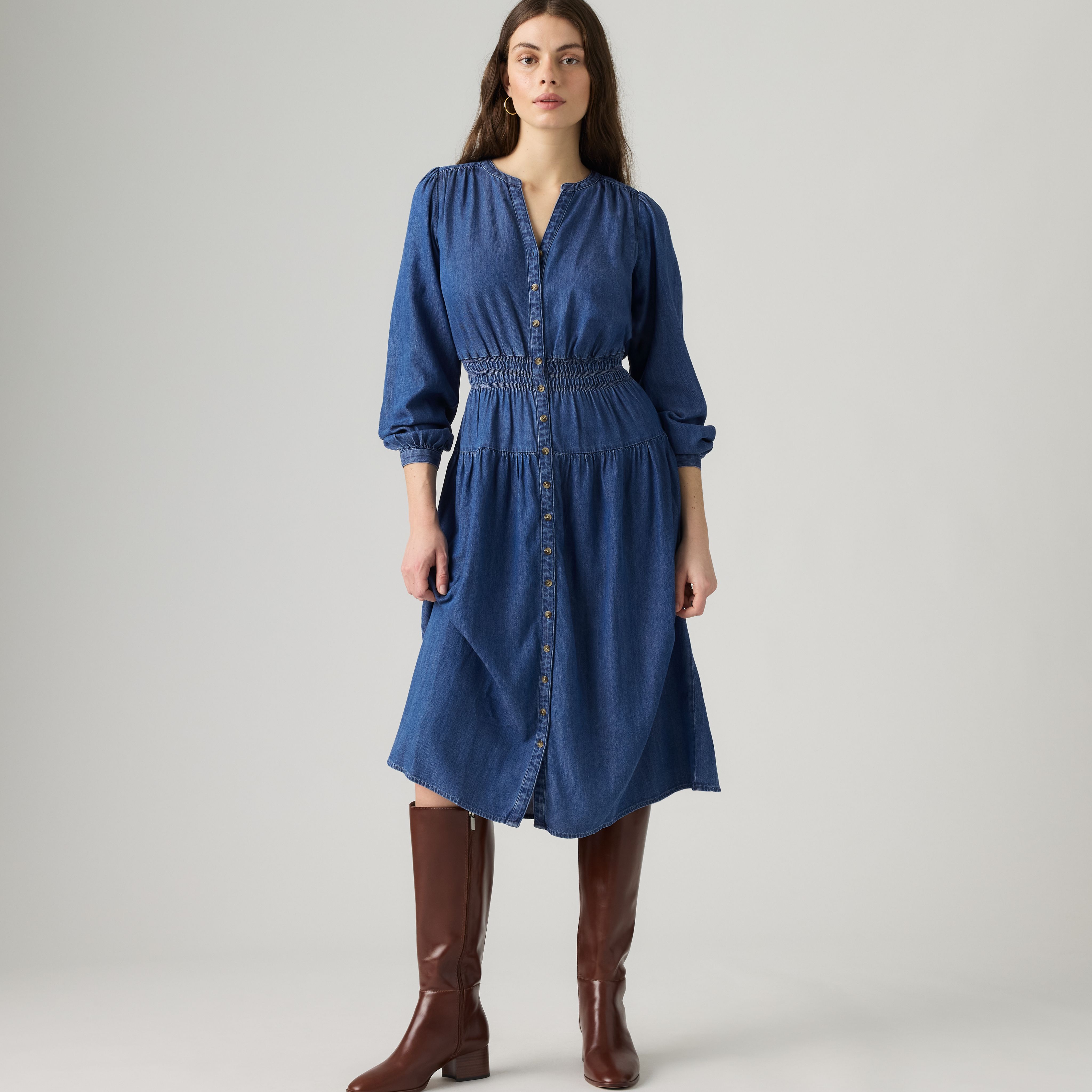 Clementine 3/4 Sleeve Midi Dress 1