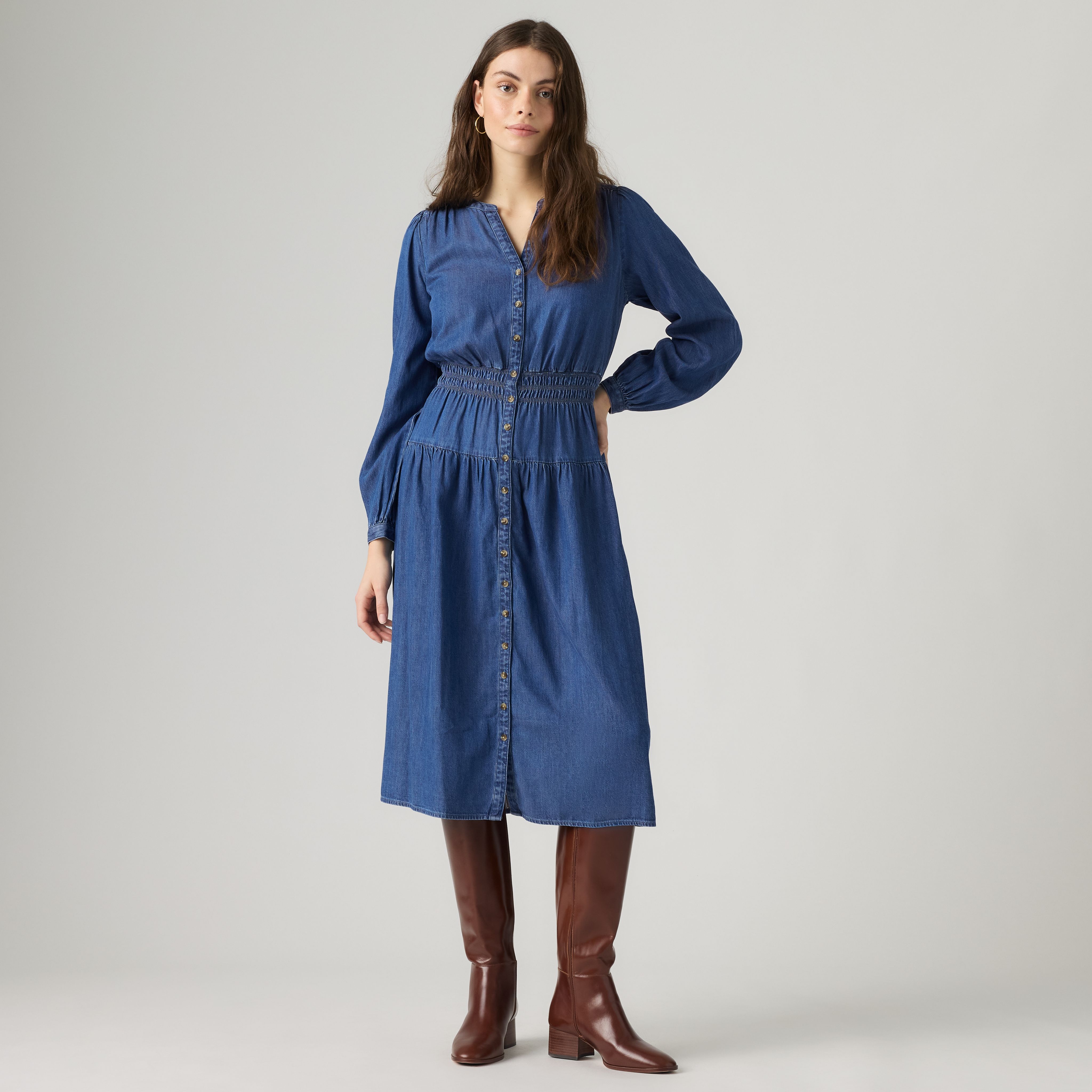 Clementine 3/4 Sleeve Midi Dress 1