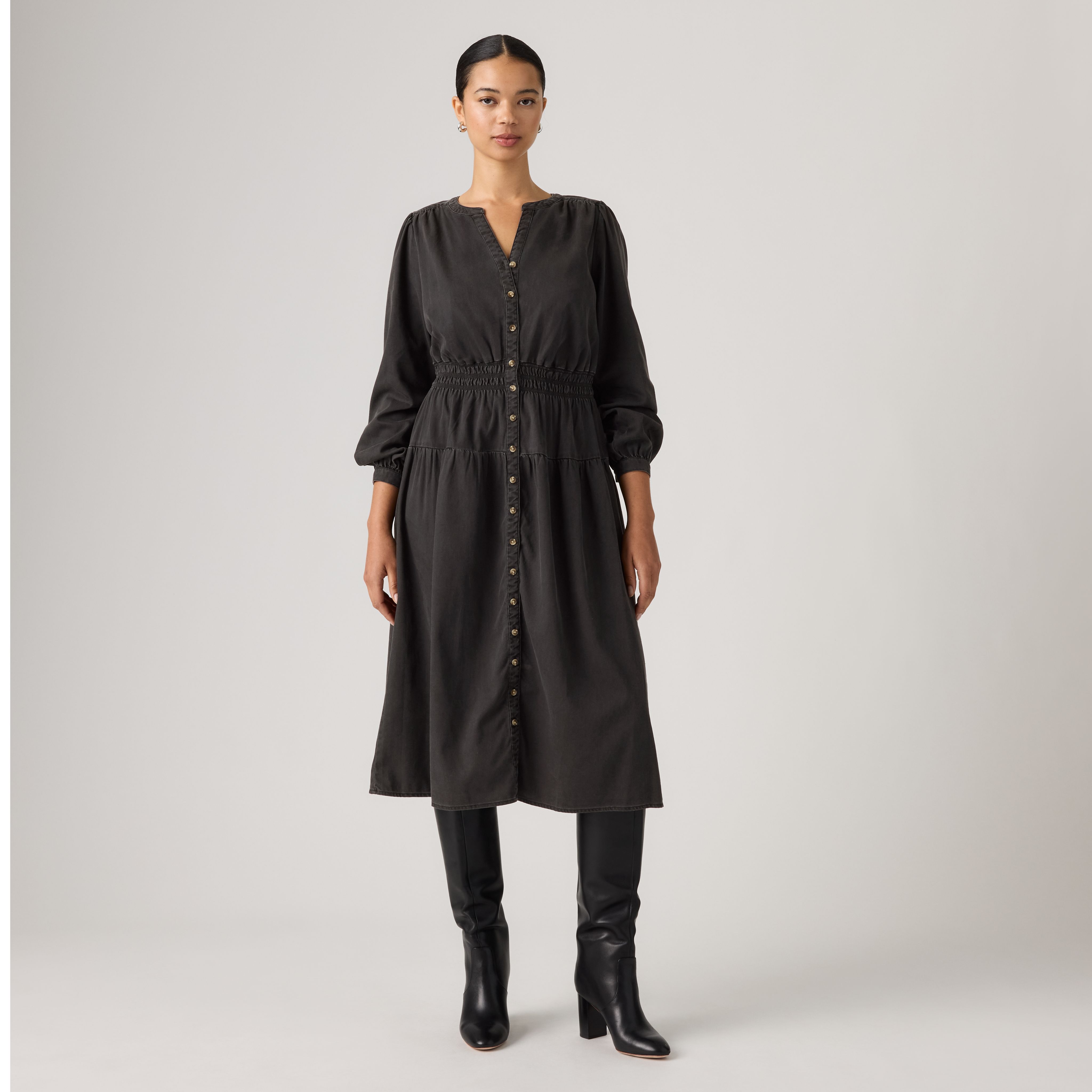 Clementine 3/4 Sleeve Midi Dress 1