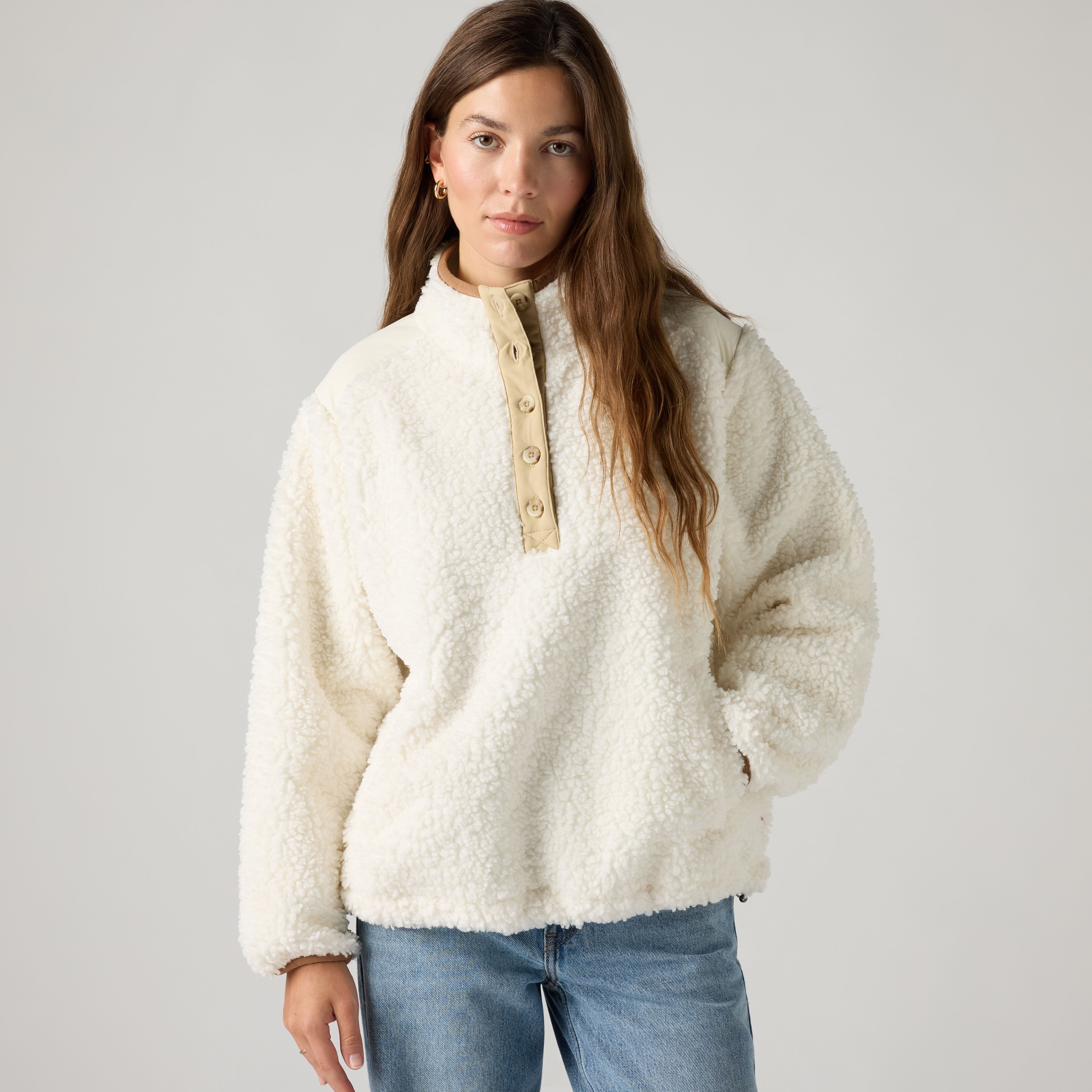 Iris Pullover Sherpa Fleece 1
