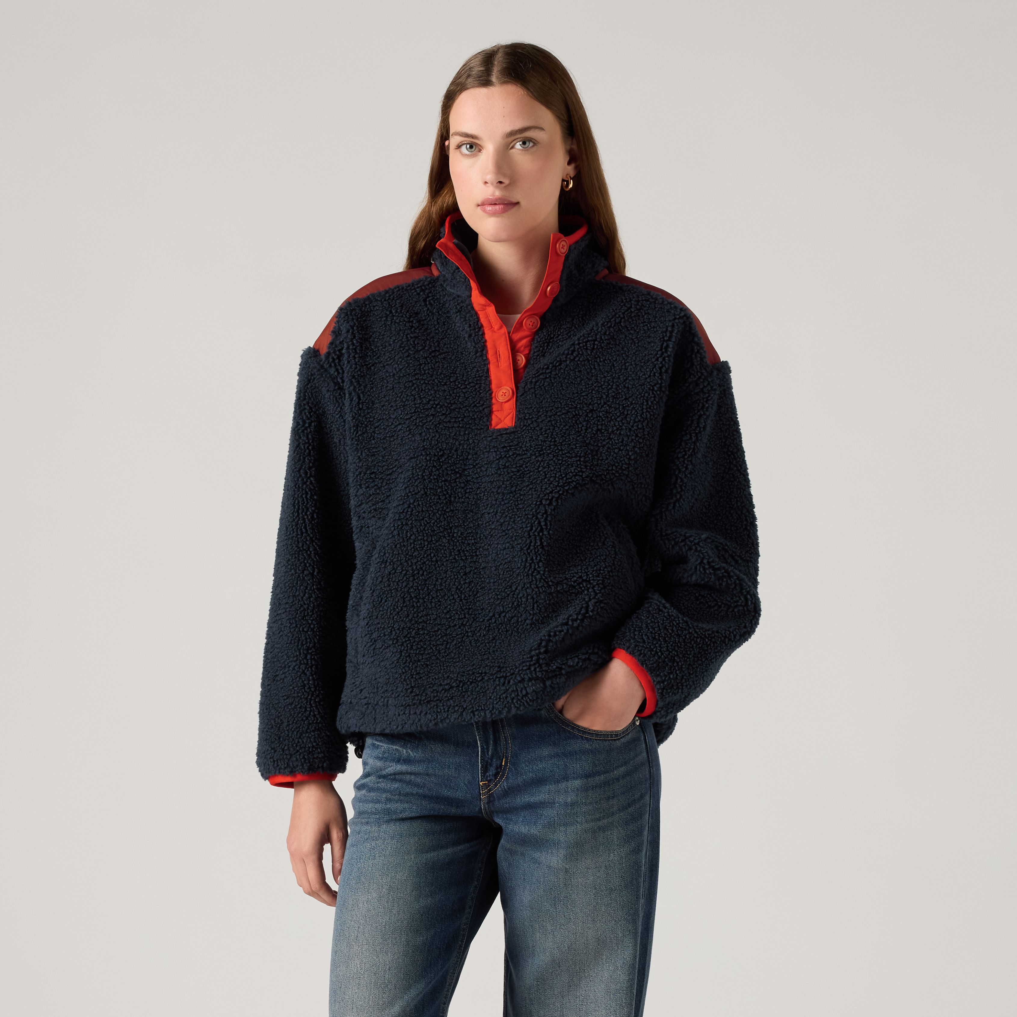 Iris Pullover Sherpa Fleece 3