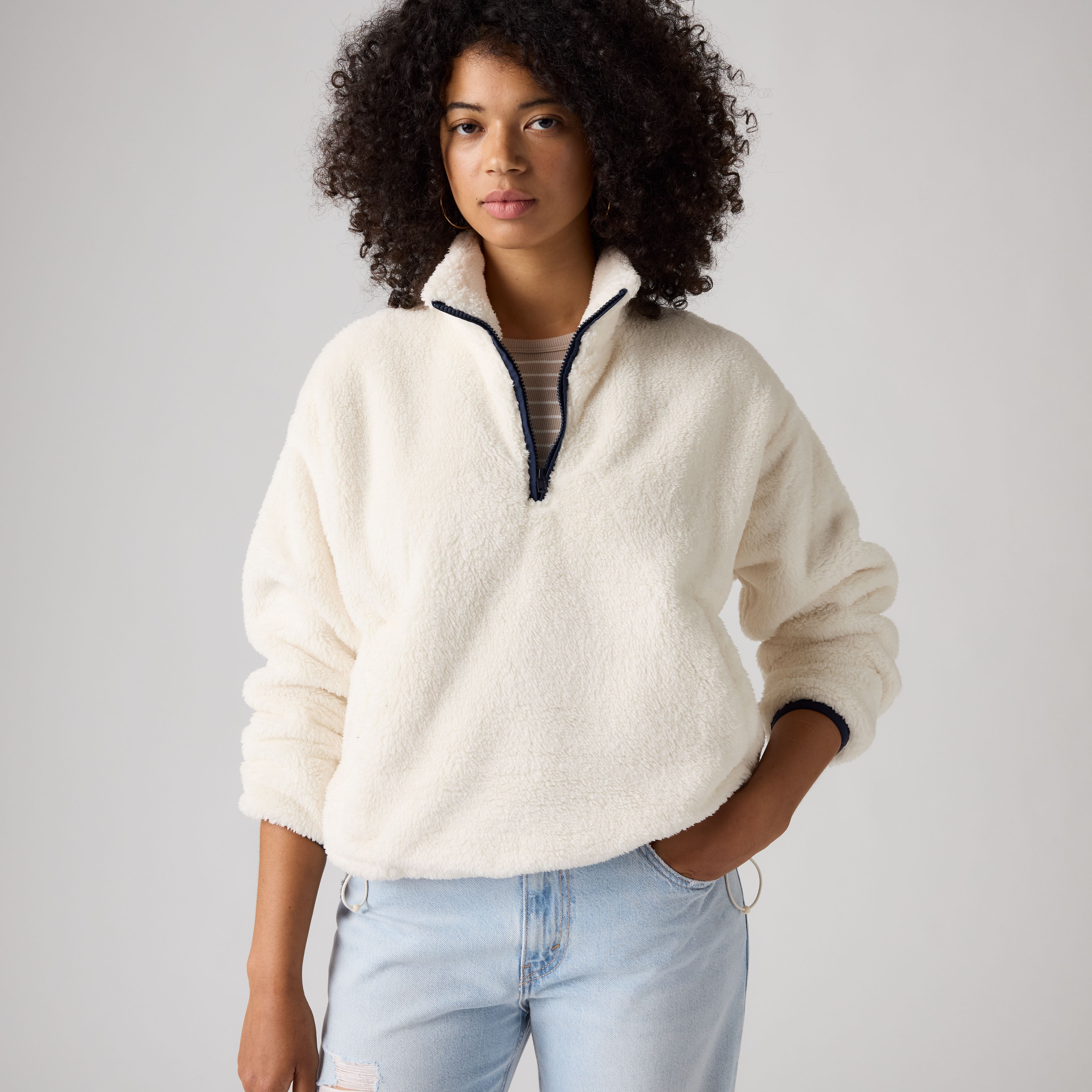 Atwood Sherpa Quarter-Zip Pullover 1