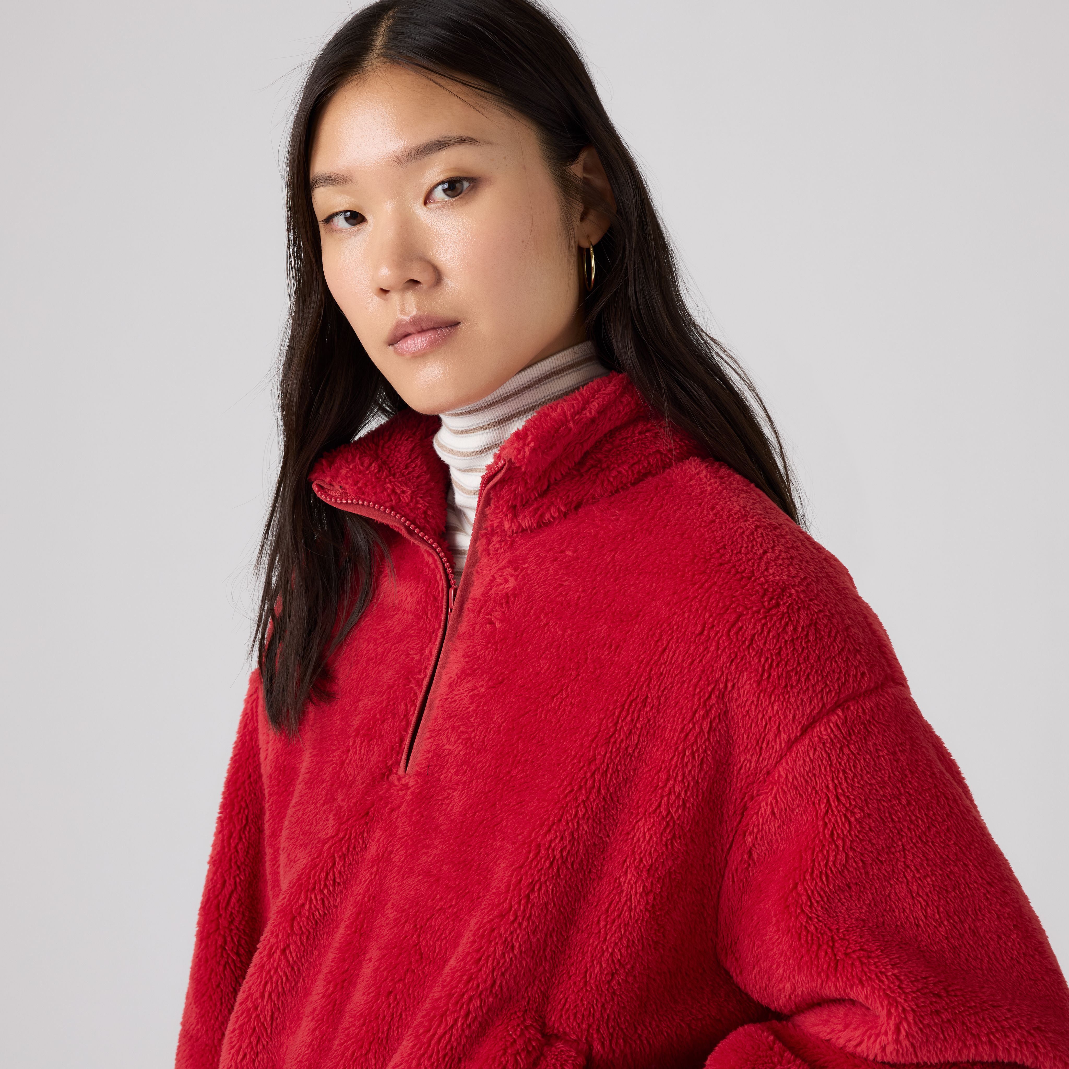 Atwood Sherpa Quarter-Zip Pullover 2