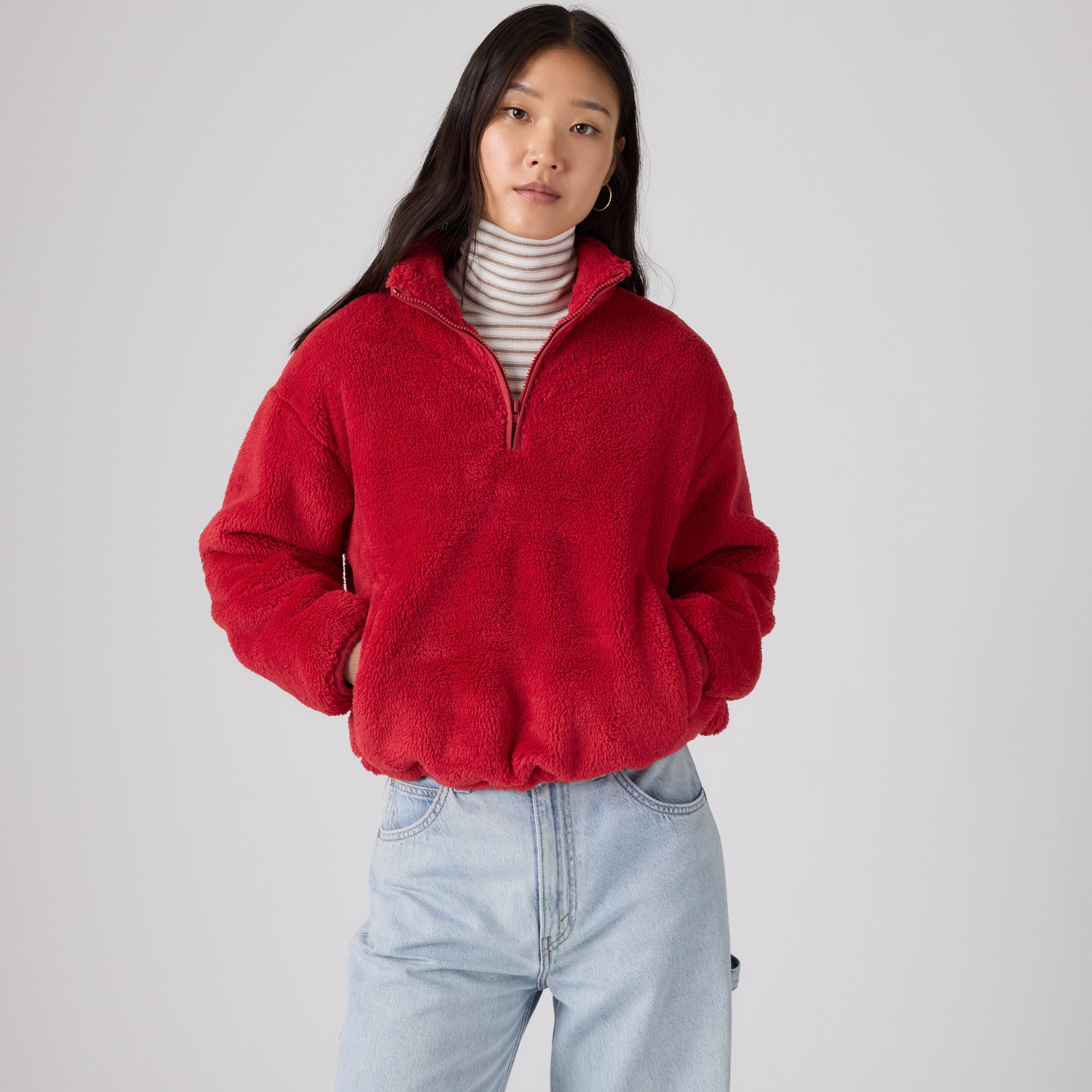 Atwood Sherpa Quarter-Zip Pullover 1