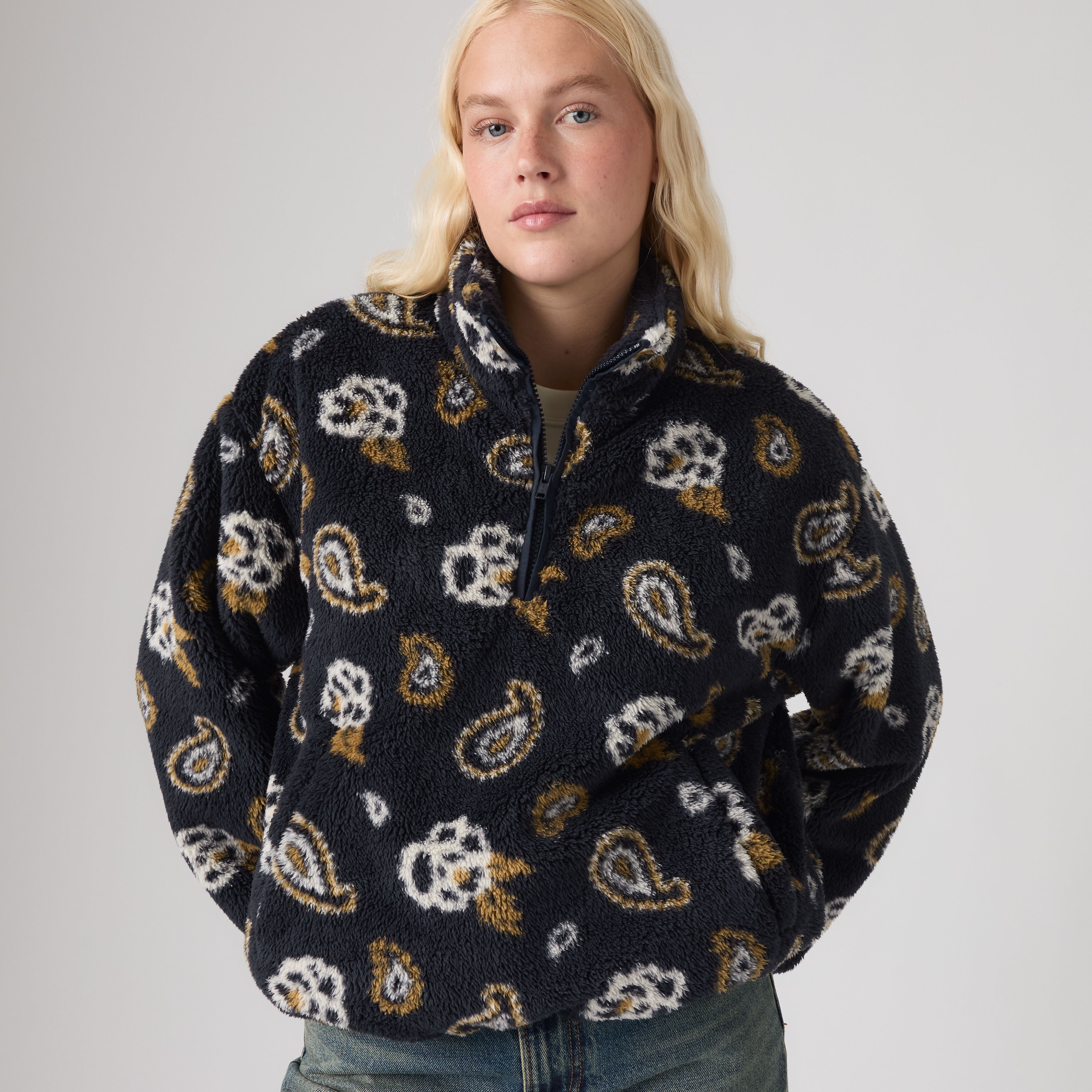 Atwood Sherpa Quarter-Zip Pullover 1