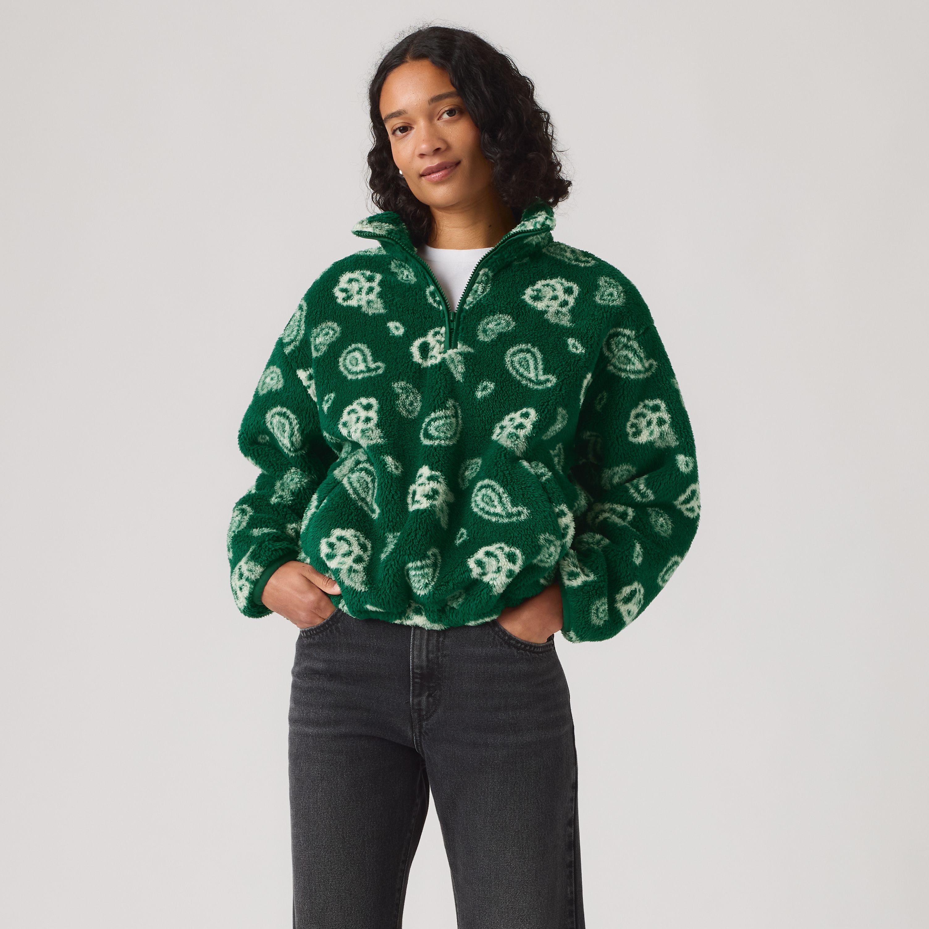 Atwood Sherpa Quarter-Zip Pullover 1