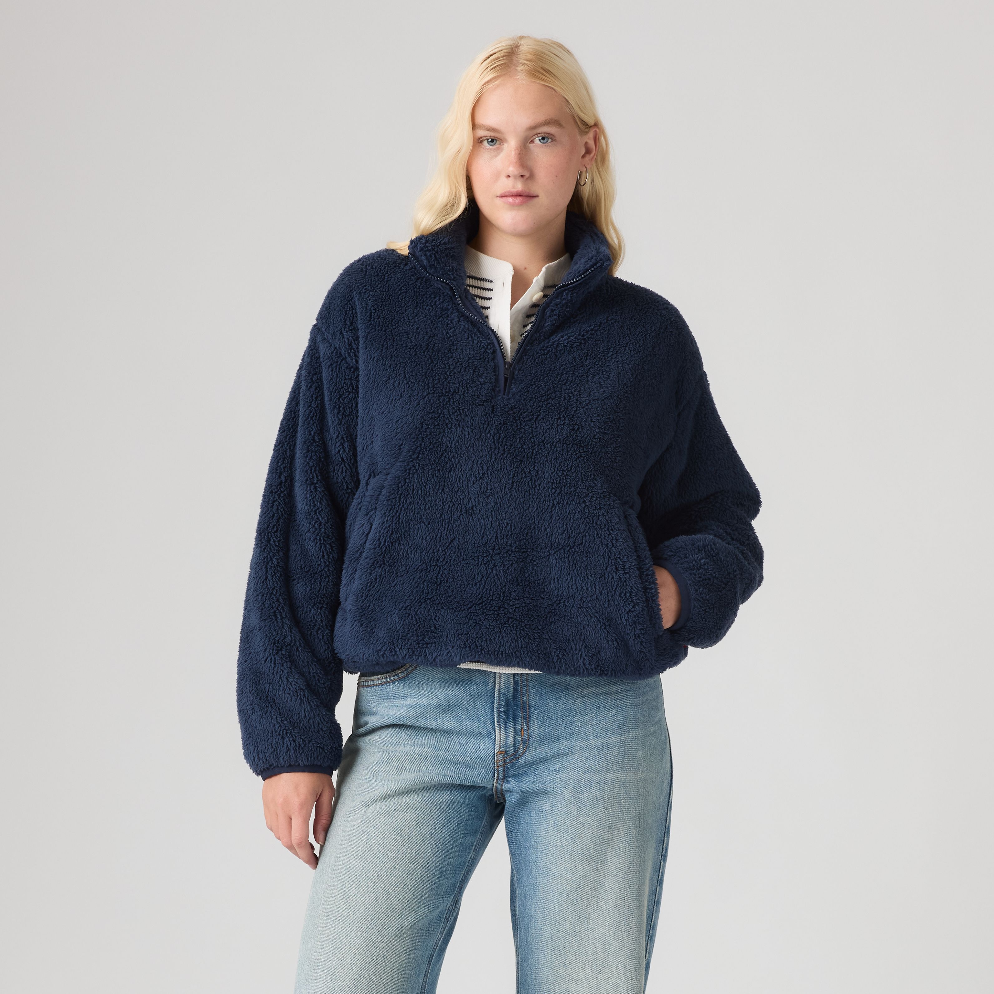 Atwood Sherpa Quarter-Zip Pullover 1